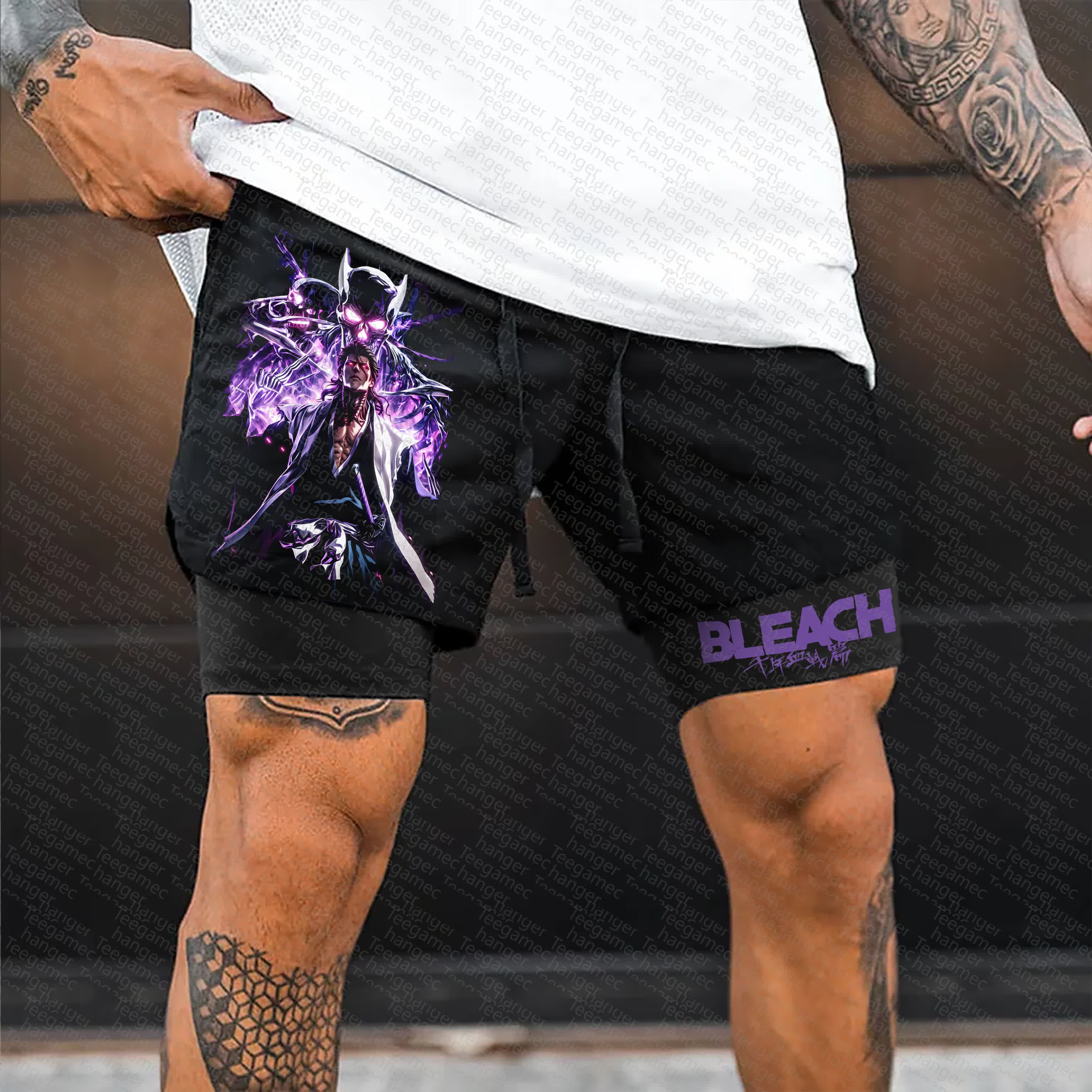Unisex  “BLEACH” Casual Anime Streetwear Shorts