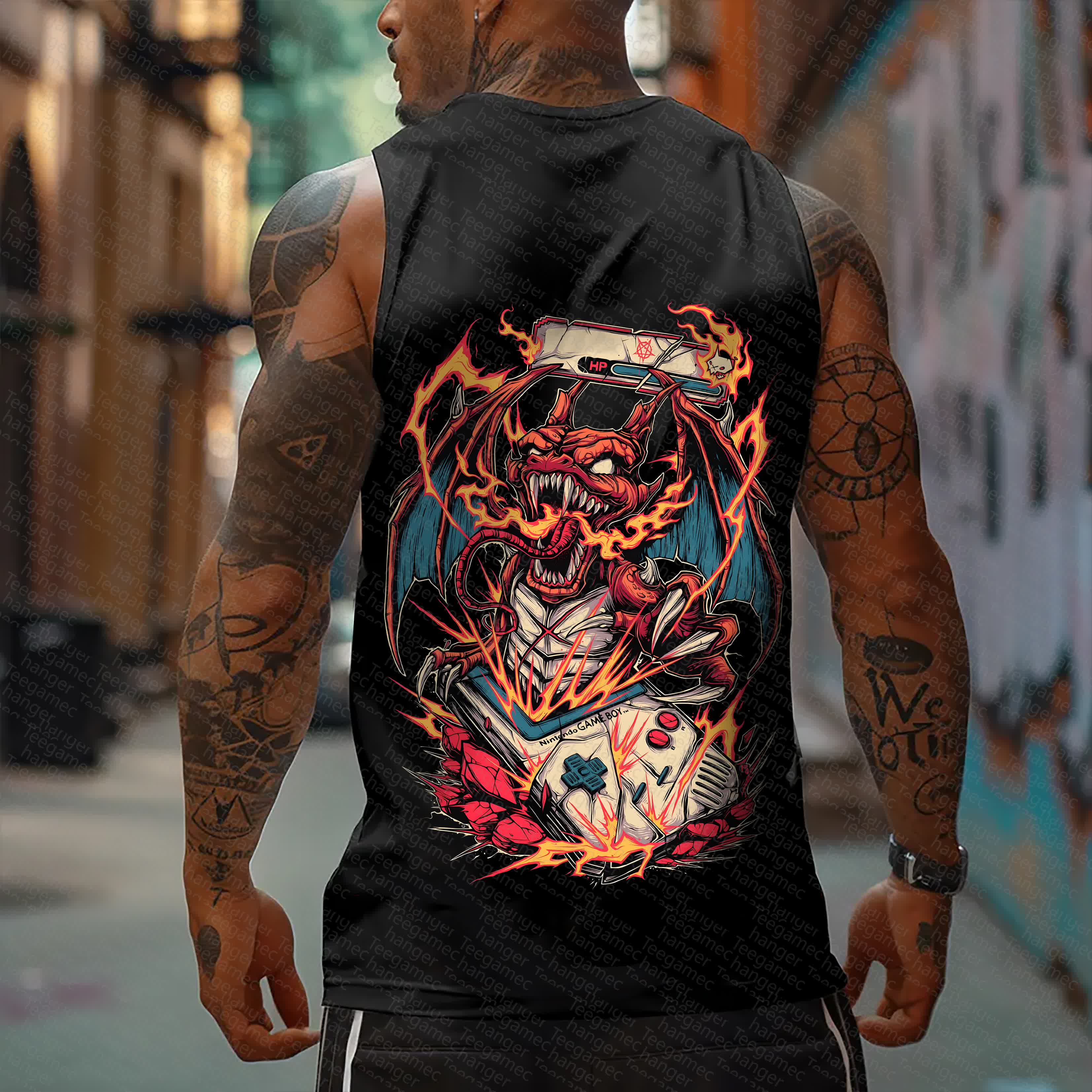 Unisex  “Pokémon” Casual Anime  Tank Top