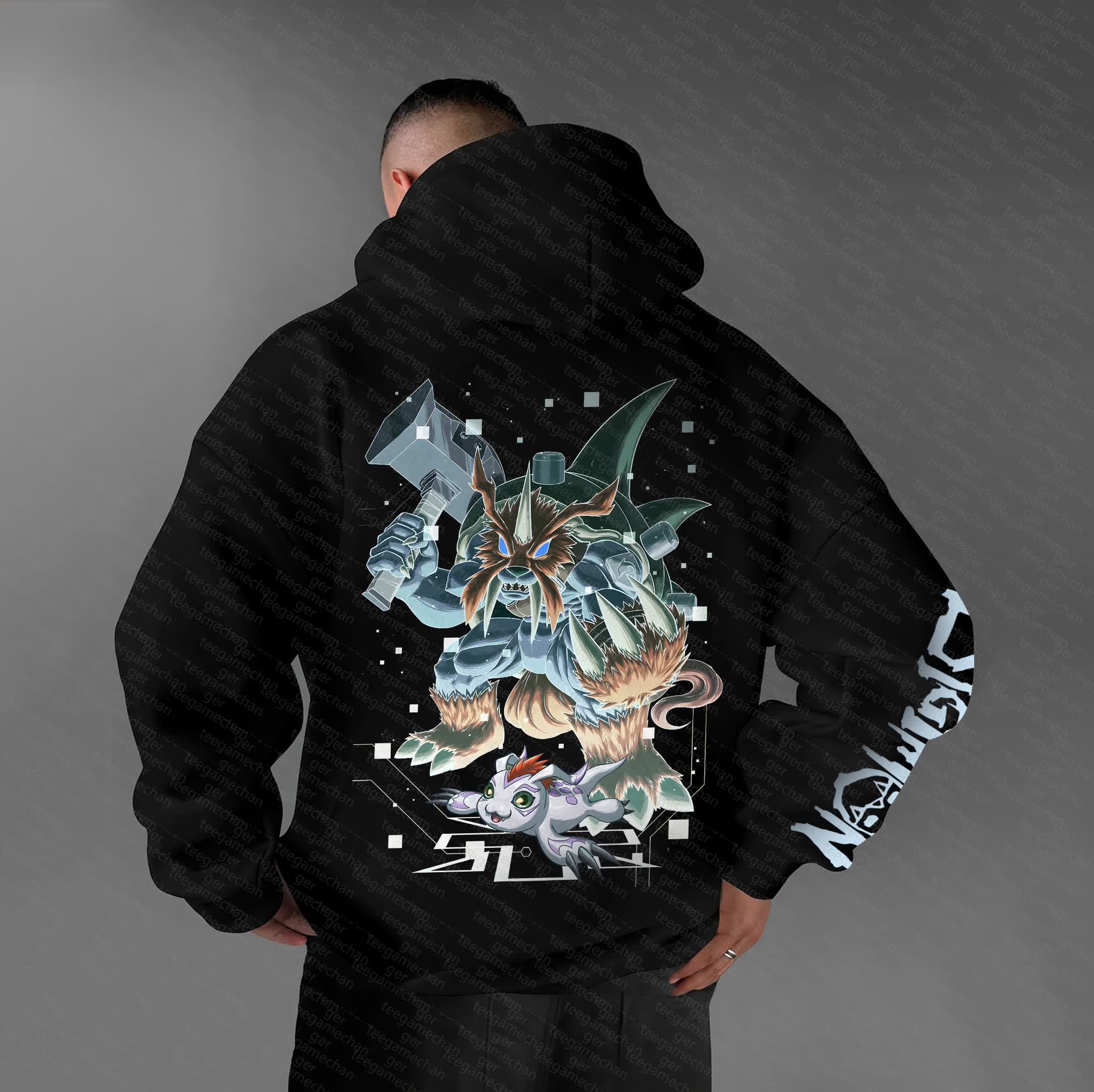 Unisex “Digimon” Anime Graphic Streetwear Vintage Hoodie