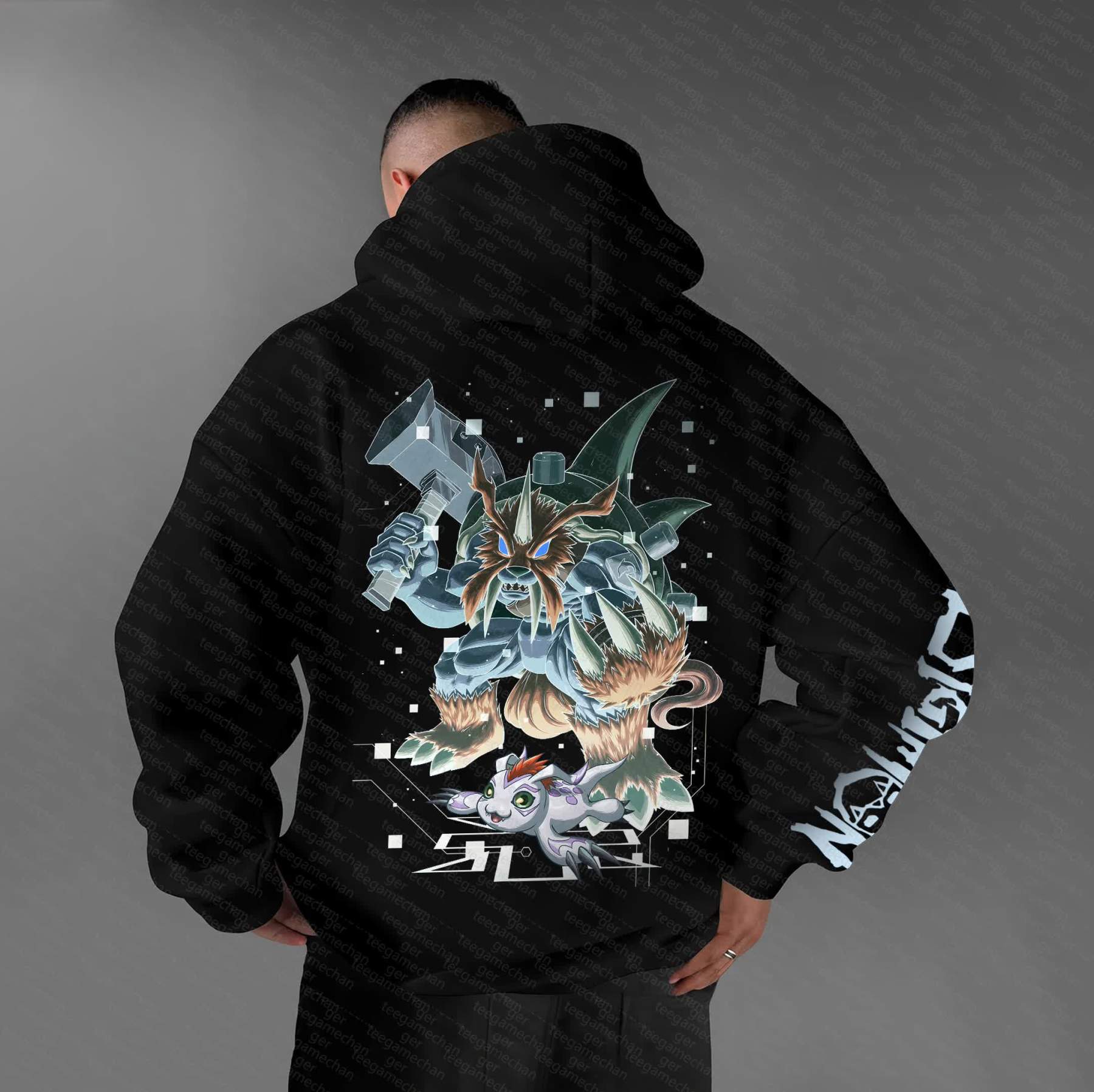 Unisex “Digimon” Anime Graphic Streetwear Vintage Hoodie