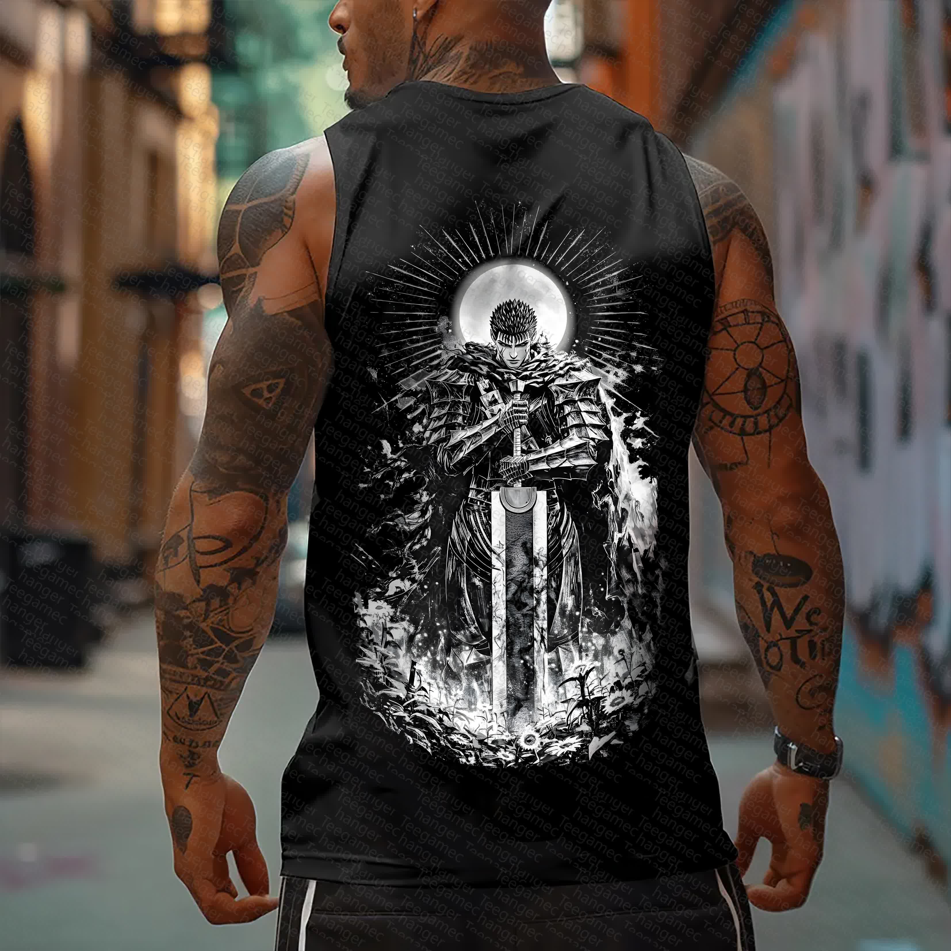 Unisex  “Berserk” Casual Anime  Tank Top