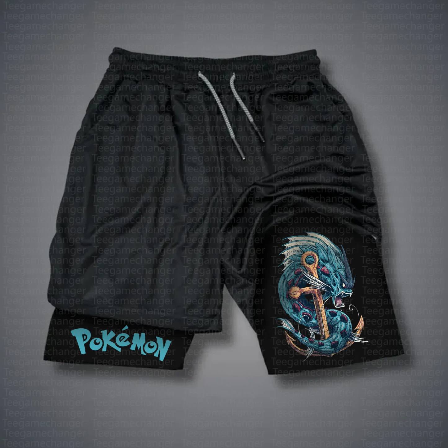 Unisex Casual Anime Streetwear Shorts 丨Demon Slayer X Pokémon