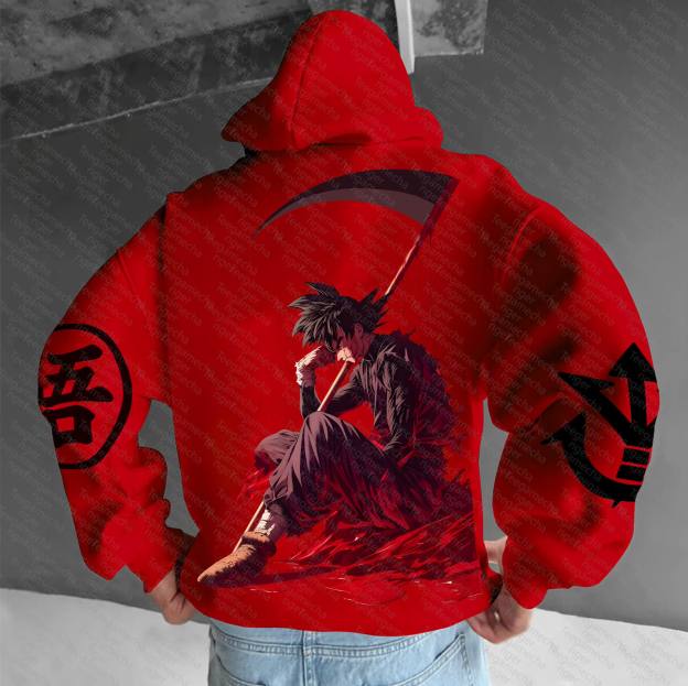 Unisex “Dragonball” Anime Graphic Streetwear Vintage Hoodie