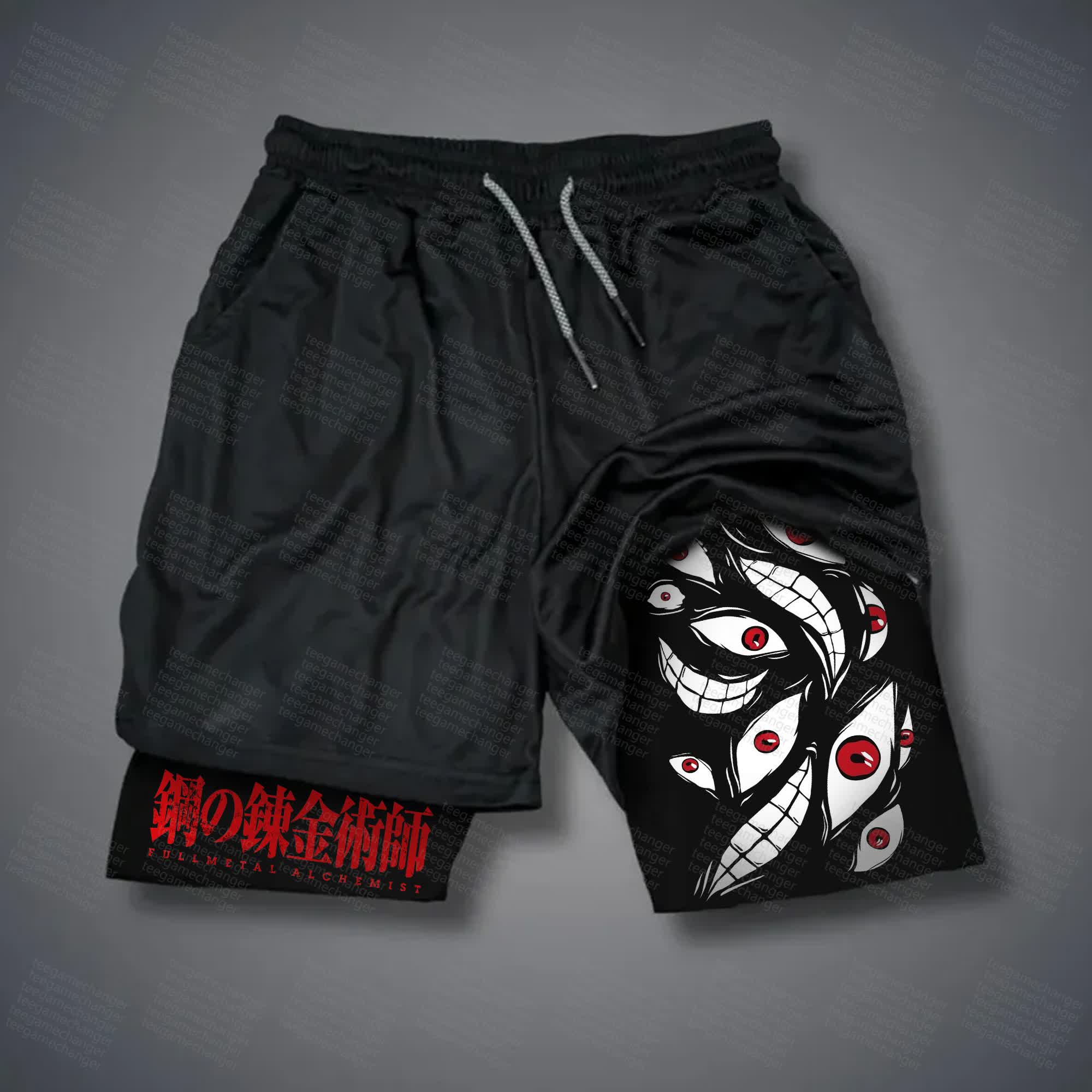 Unisex  “Fullmetal Alchemist” Casual Anime Streetwear Shorts