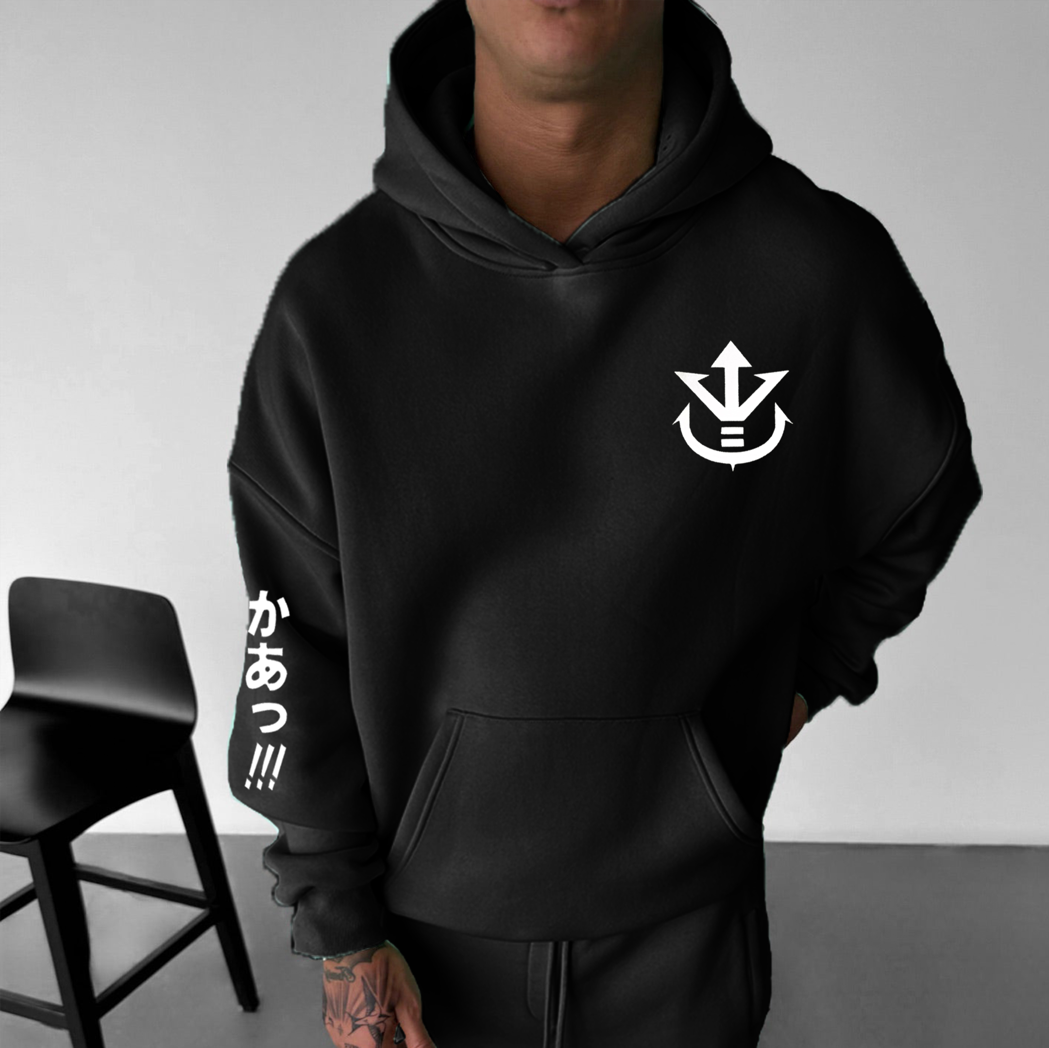 Unisex Anime Oversized Casual Hoodie-Teegamechanger