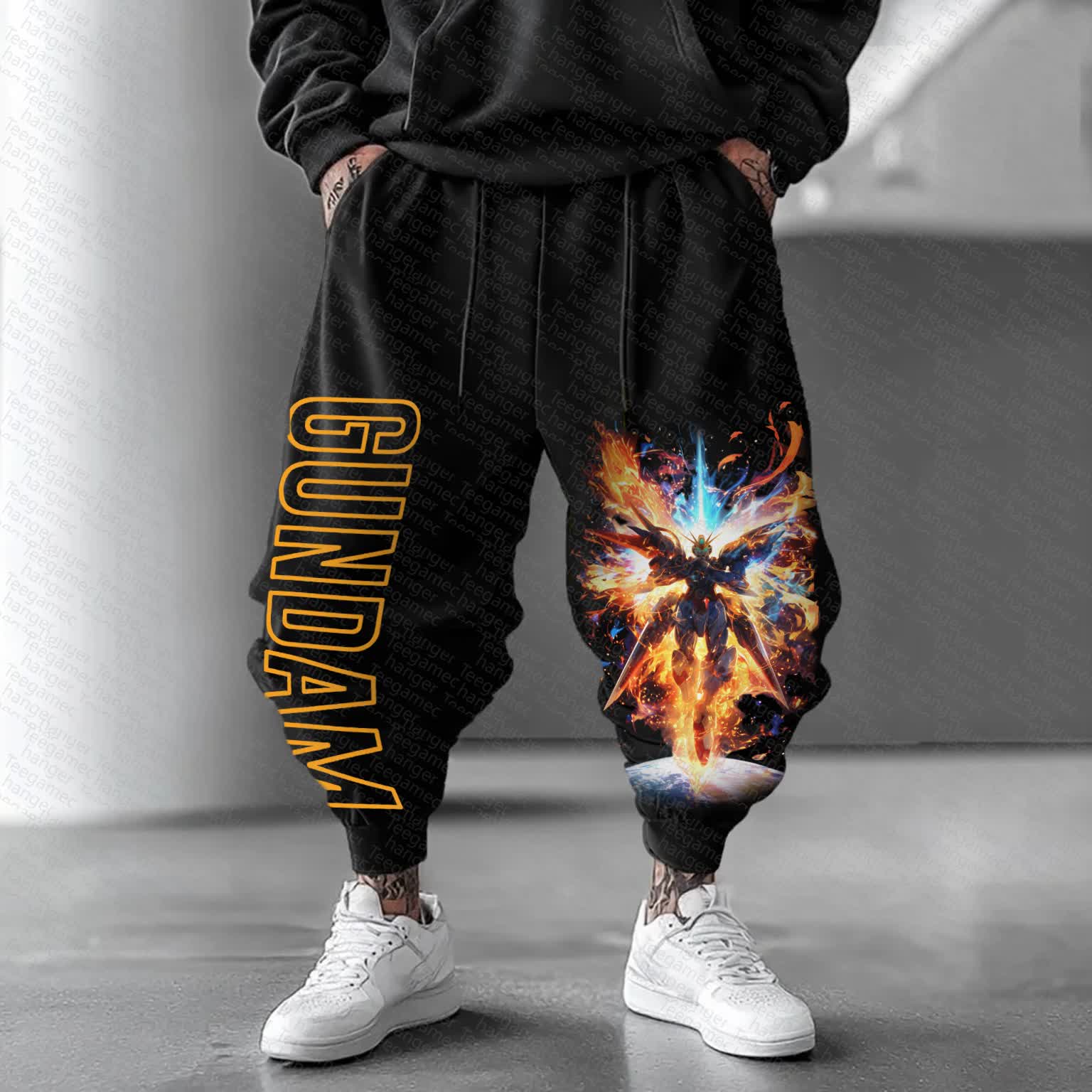 Unisex  “Gundam Series” Casual Anime Streetwear Pants