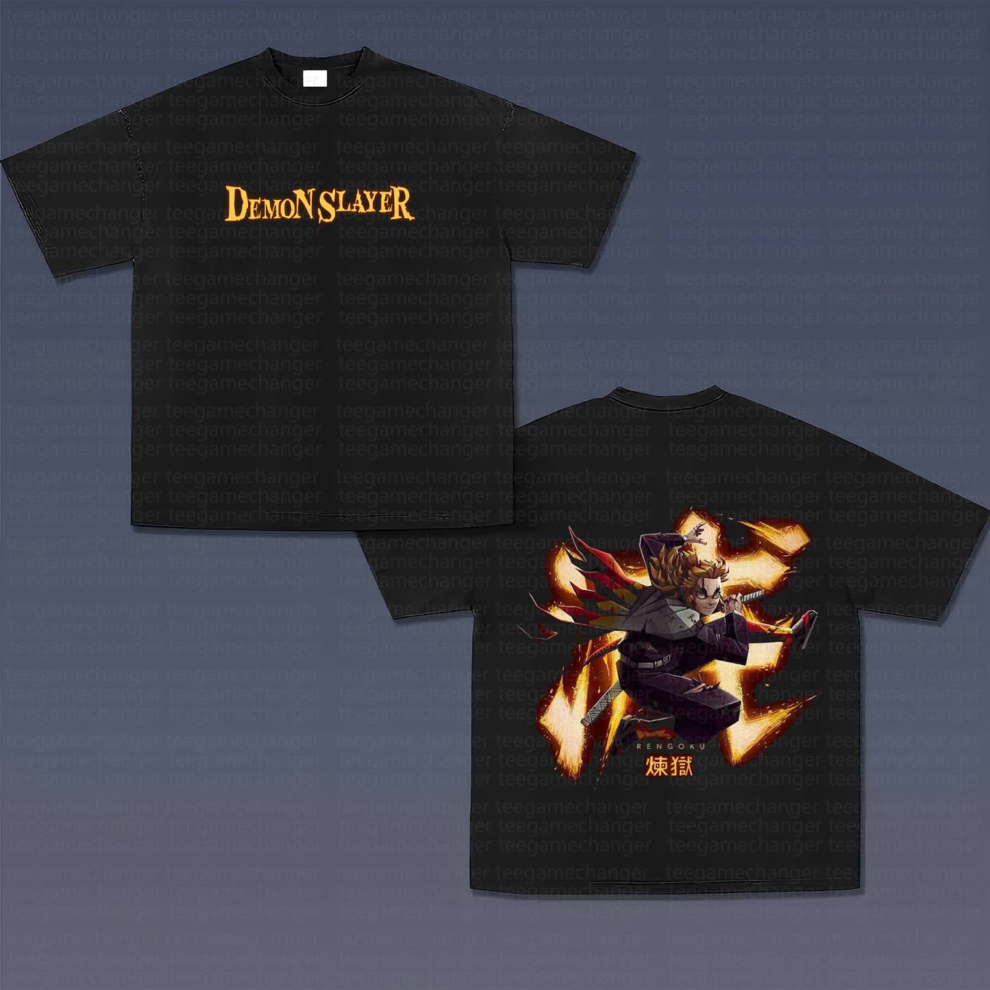 Unisex Anime Inspired Vintage T-Shirt丨Demon Slayer X Pokémon