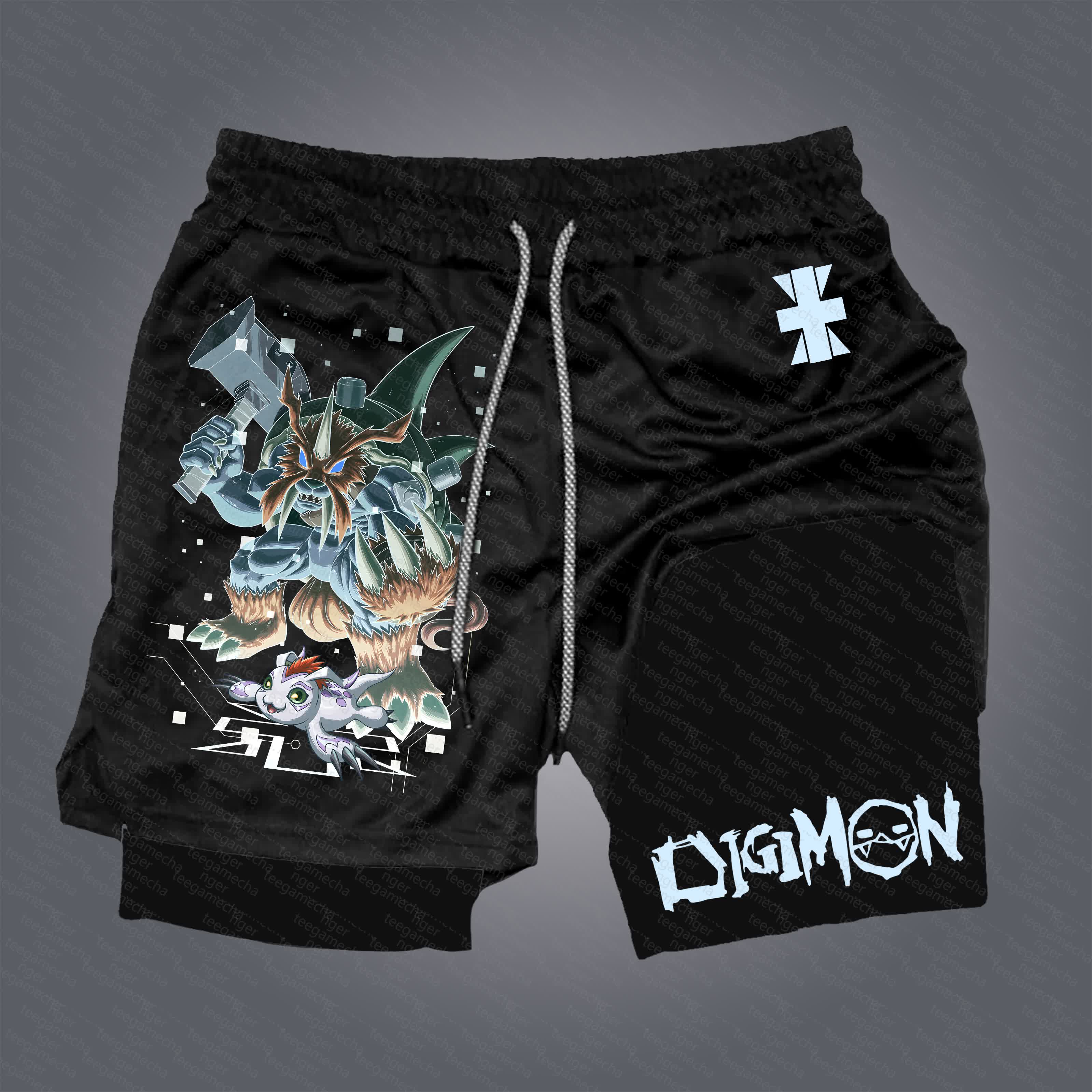 Unisex  “Digimon” Casual Anime Streetwear Shorts