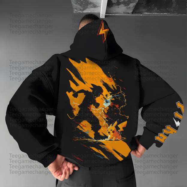 Unisex “Pokémon” Anime Graphic Streetwear Vintage Hoodie