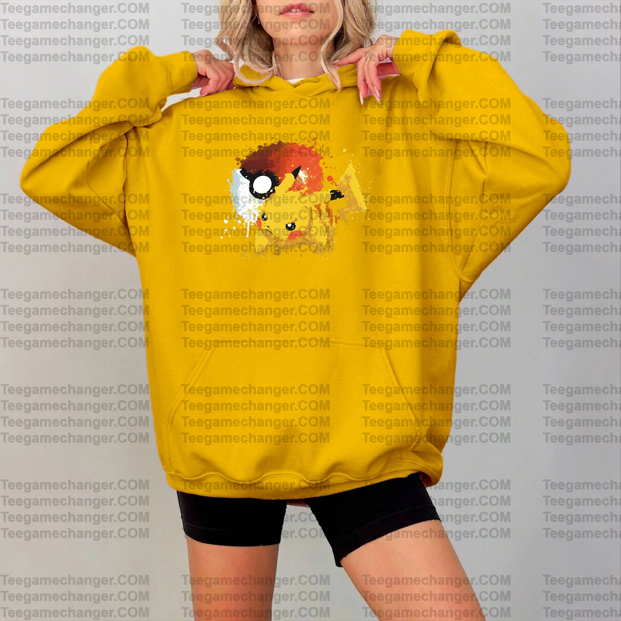 ‘’Pokémon " Anime Inspired Vintage Hoodie
