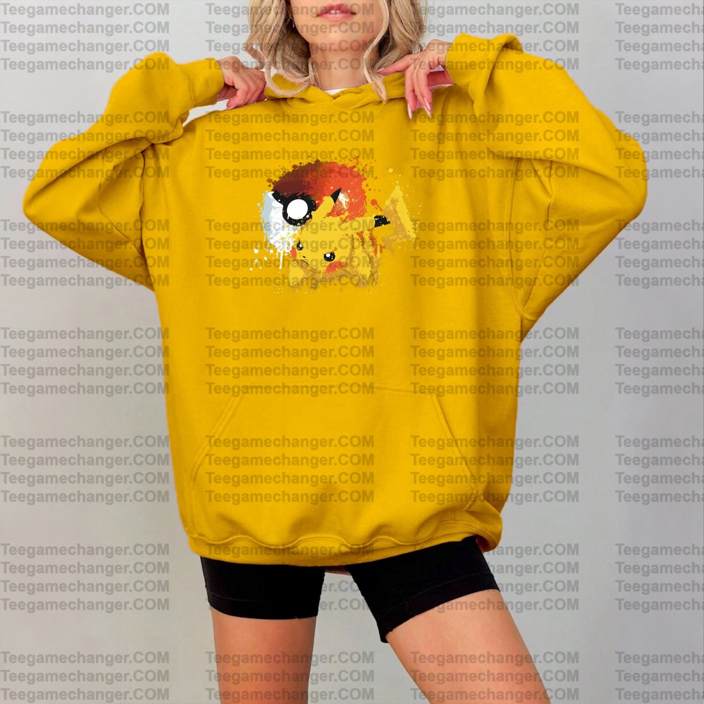 ‘’Pokémon " Anime Inspired Vintage Hoodie