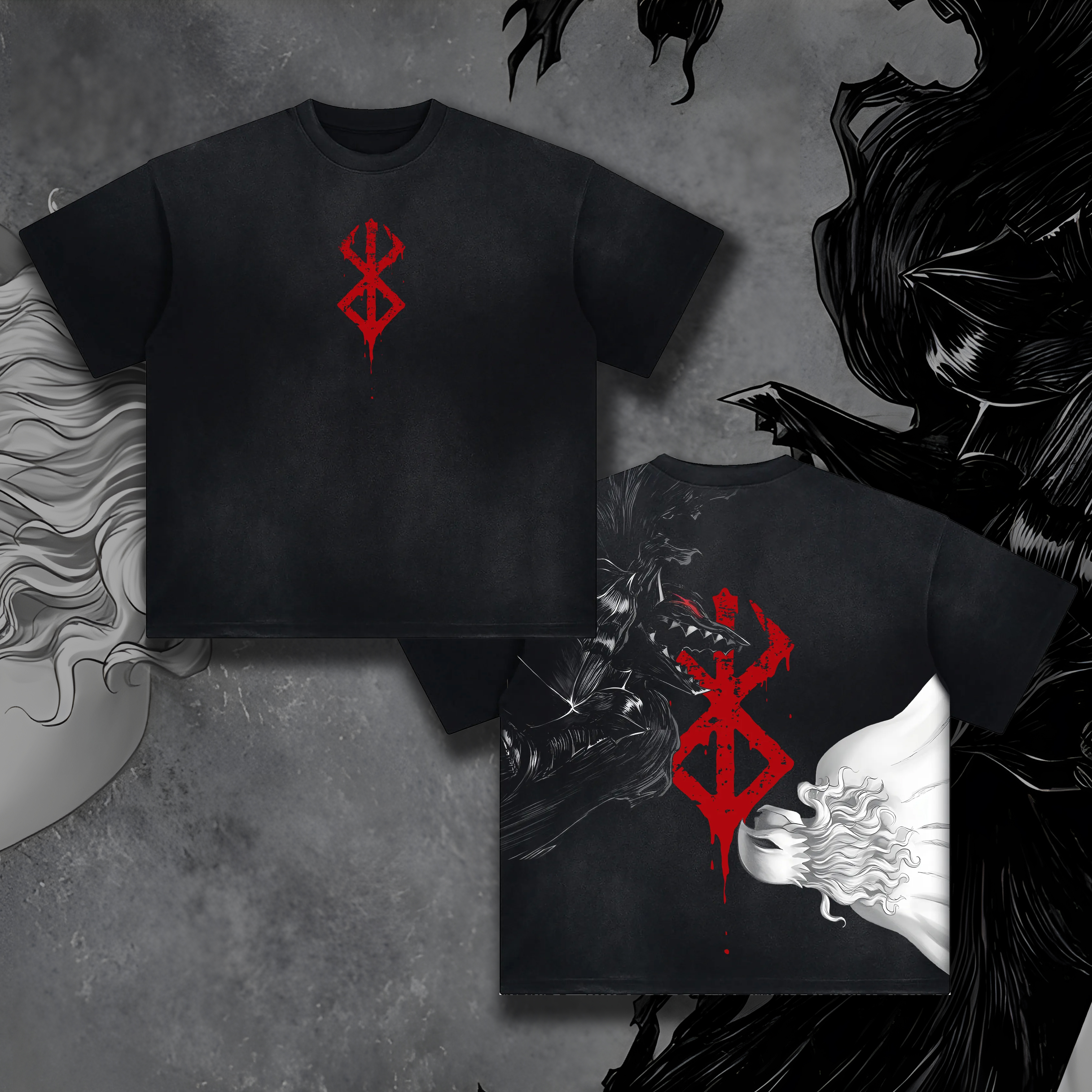 Unisex Vintage T-shirt丨Berserk