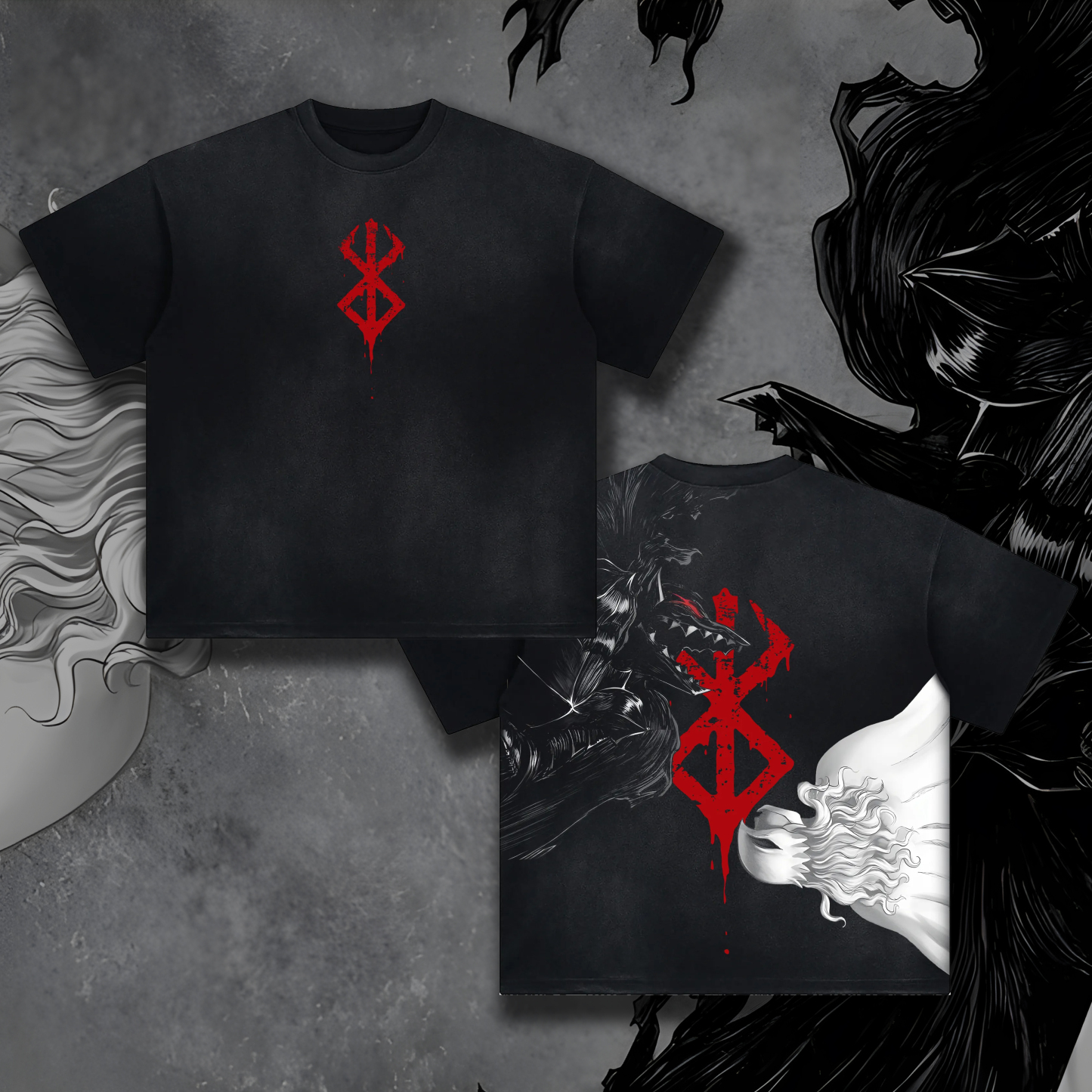 Unisex Vintage T-shirt丨Berserk