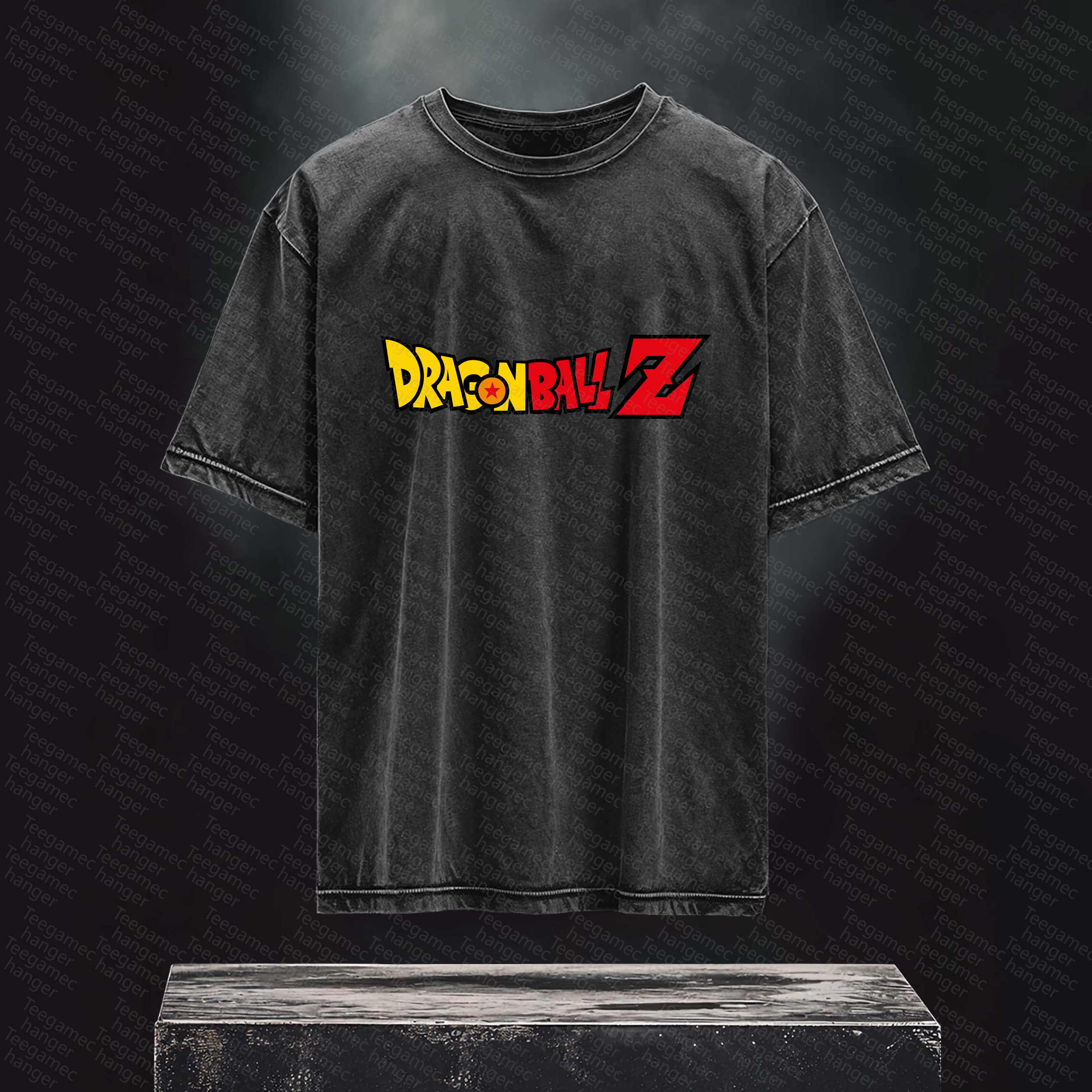 Unisex High Quality Inspired Vintage Washed 3D Direct Injection T-Shirt