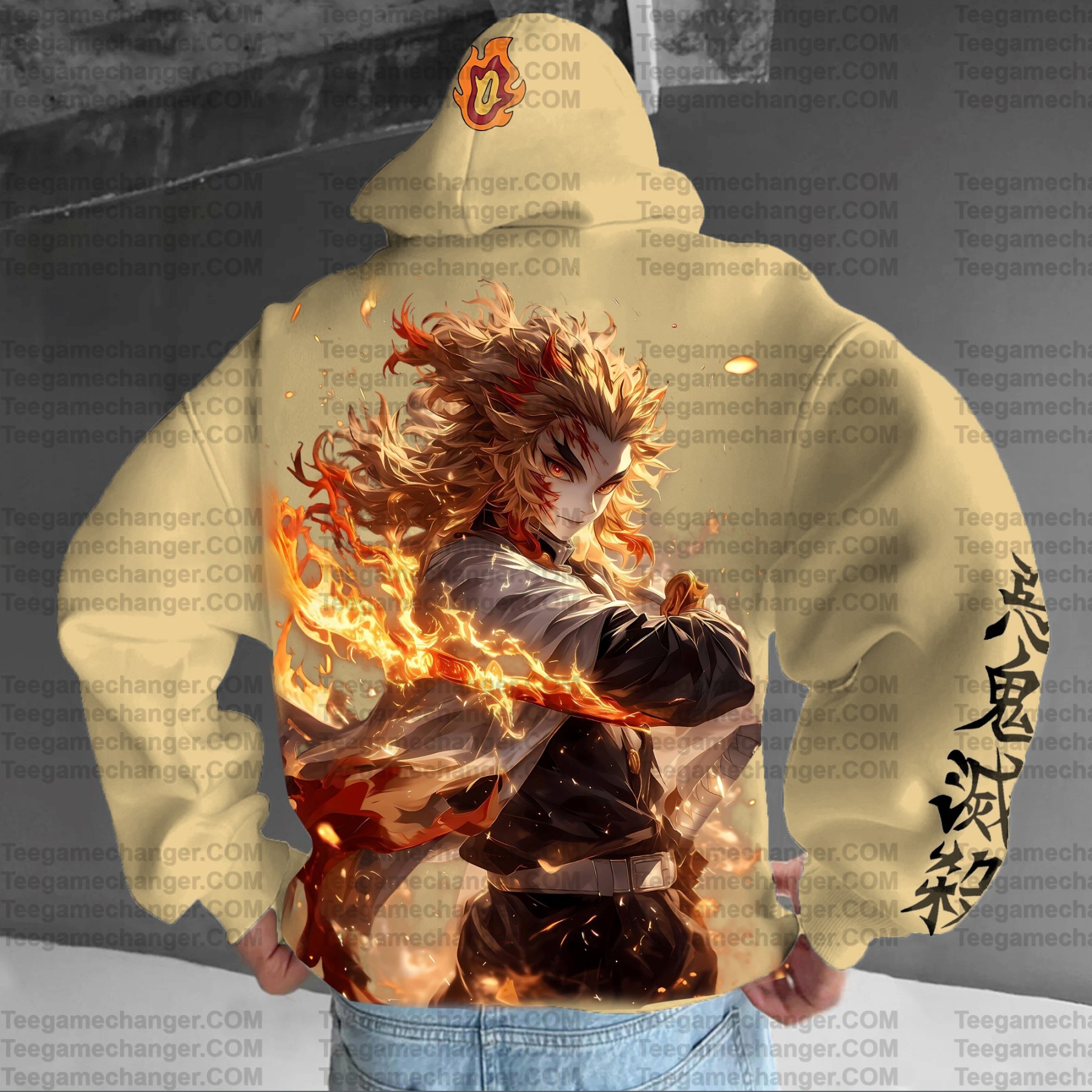 Unisex Anime Graphic Streetwear Vintage Hoodie丨Demon Slayer X Pokémon