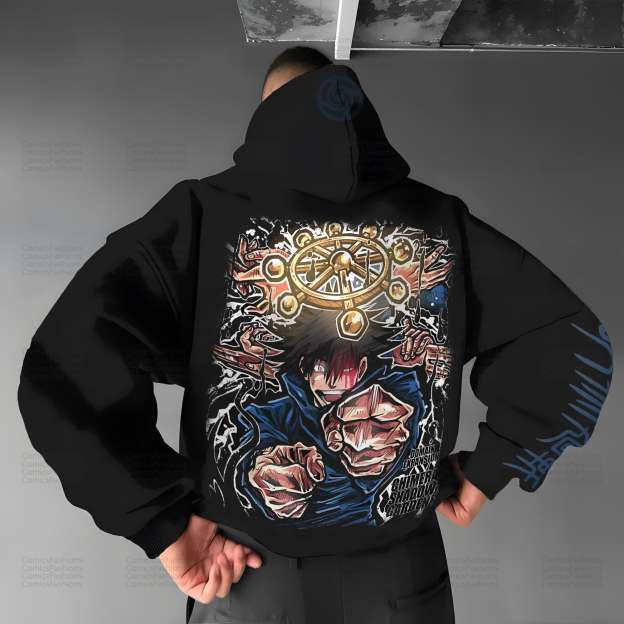 Unisex “Jujutsu Kaisen” Anime Graphic Streetwear Vintage Hoodie