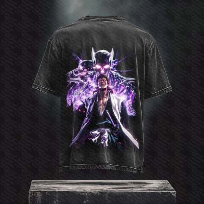 Unisex Anime Inspired Vintage Washed T-Shirt丨 BLEACH