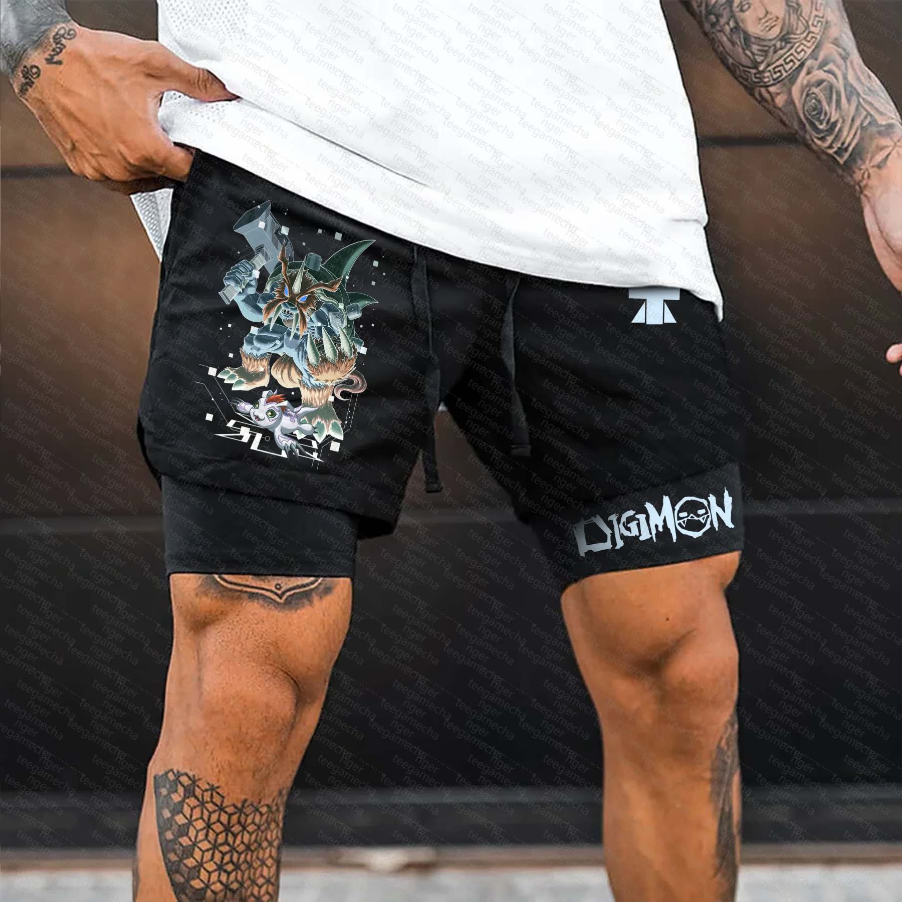 Unisex  “Digimon” Casual Anime Streetwear Shorts