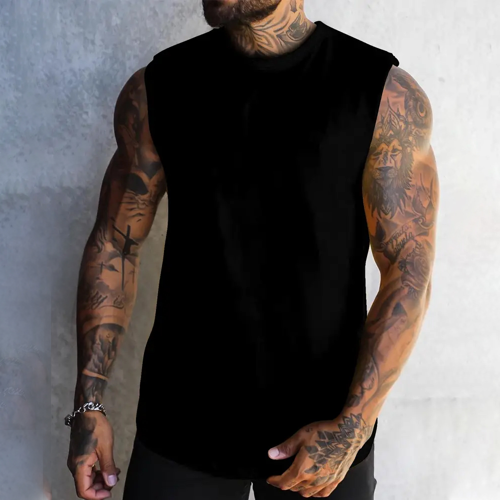 Men's Casual Dragon Ball Anime Printed Fitness Tank Top