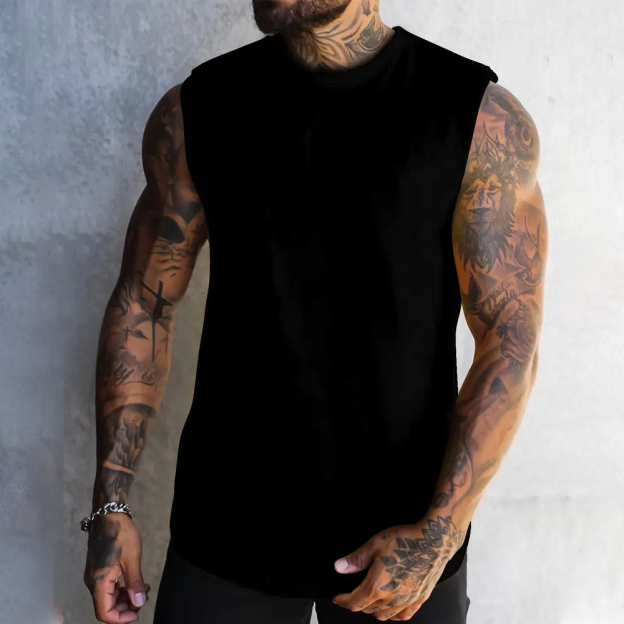 Men's Casual Dragon Ball Anime Printed Fitness Tank Top