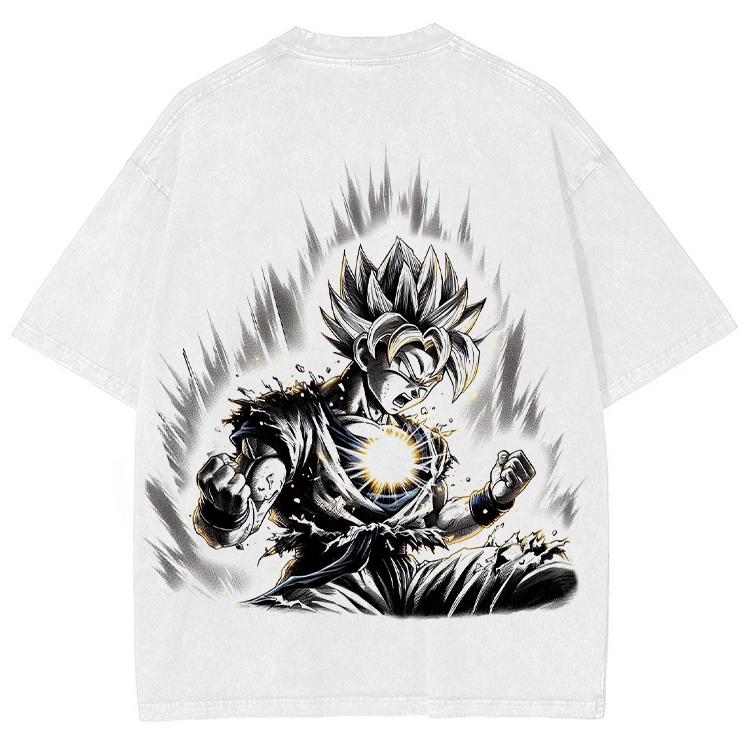 Dragon Ball  “Fierce Battle” Vintage washed Tee