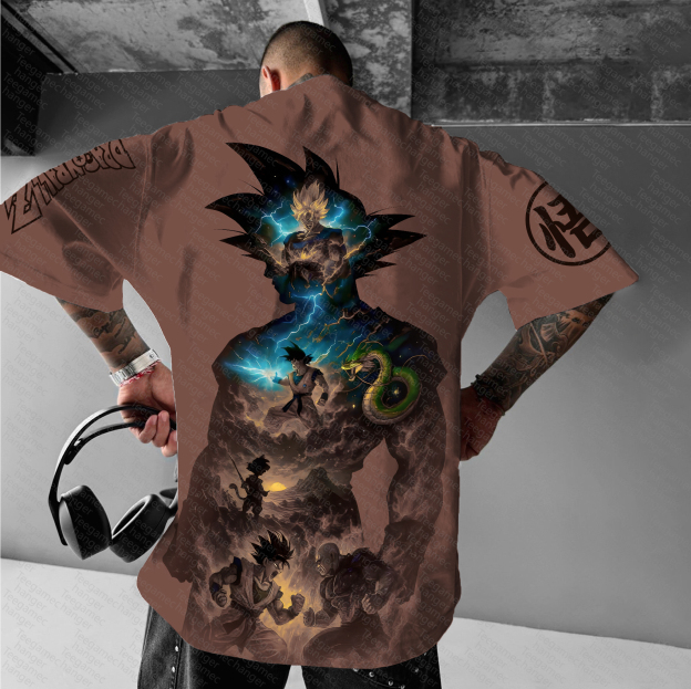 Unisex  Inspired Anime Vintage T-Shirt