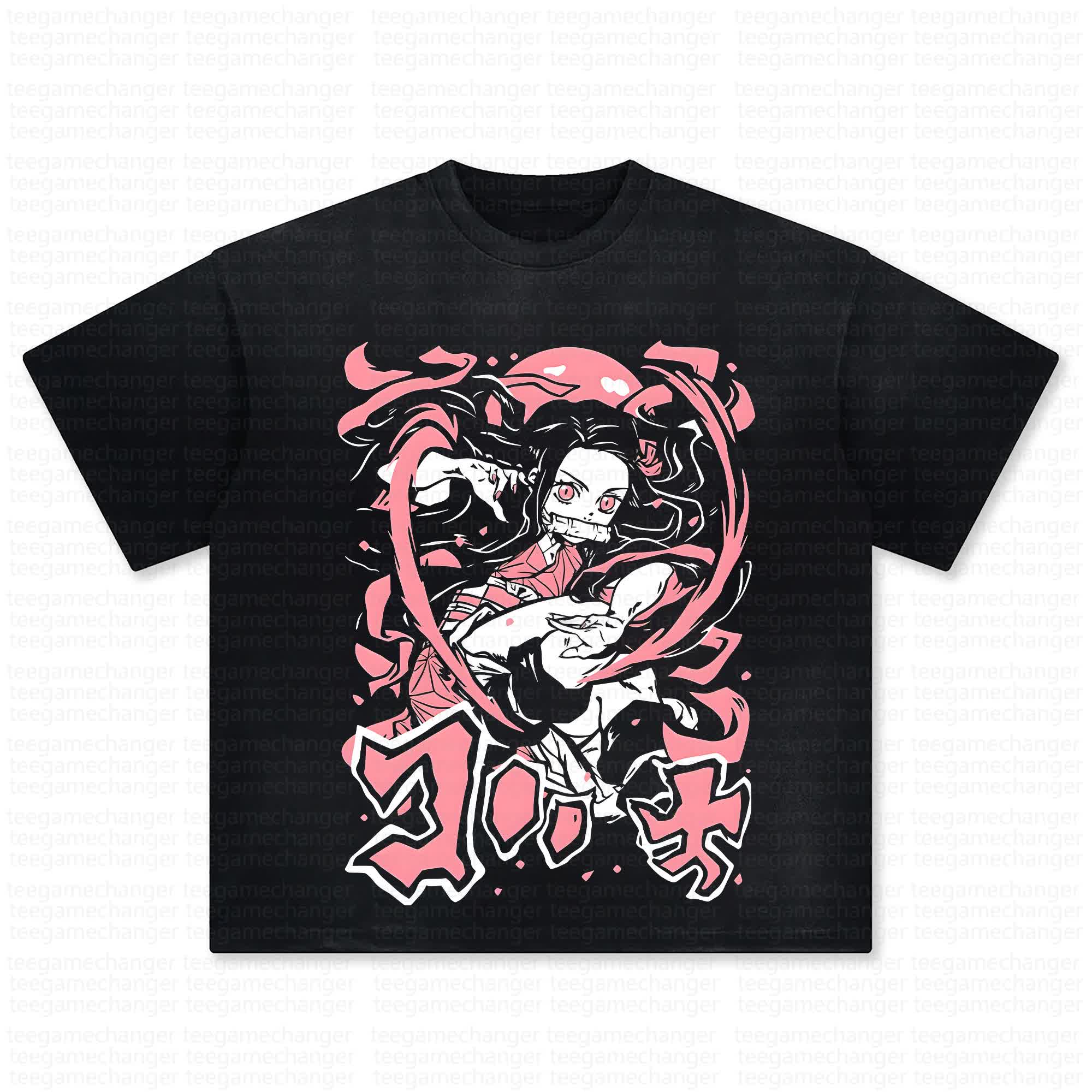 Unisex Anime Inspired Vintage T-Shirt丨Demon Slayer