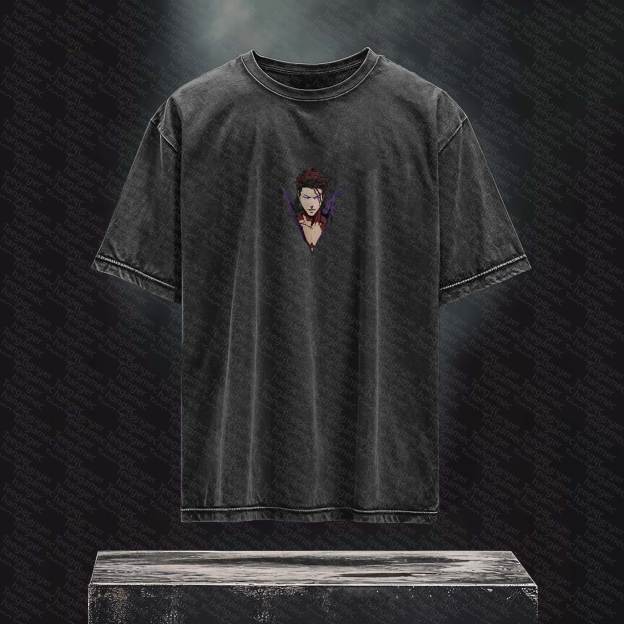 Unisex Anime Inspired Vintage Washed T-Shirt丨 BLEACH