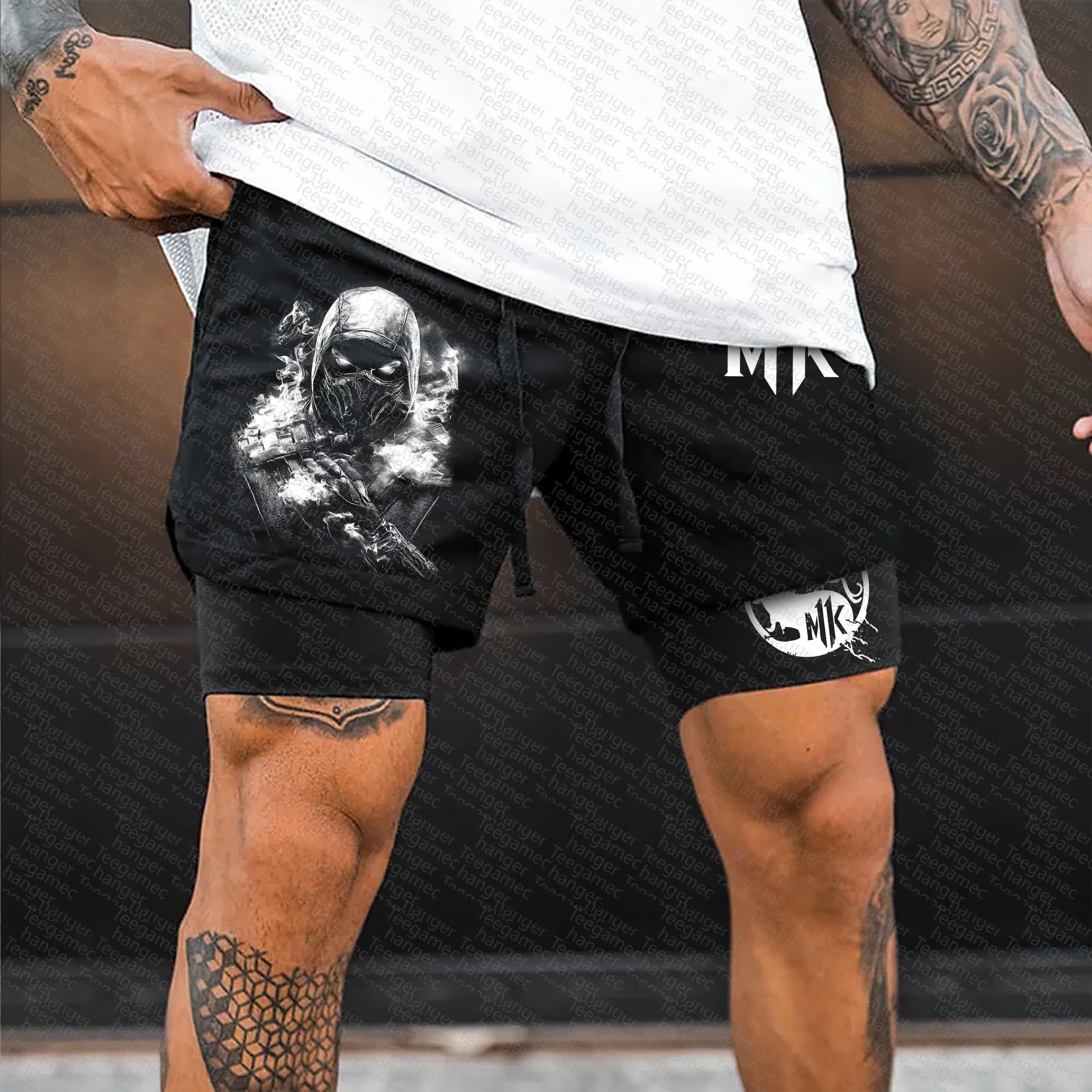 Unisex  “Mortal Kombat” Casual  Streetwear Shorts