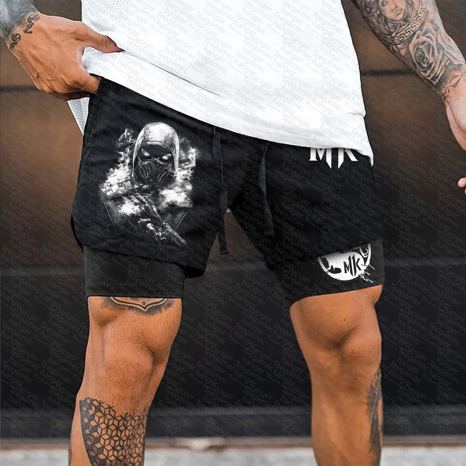 Unisex  “Mortal Kombat” Casual  Streetwear Shorts