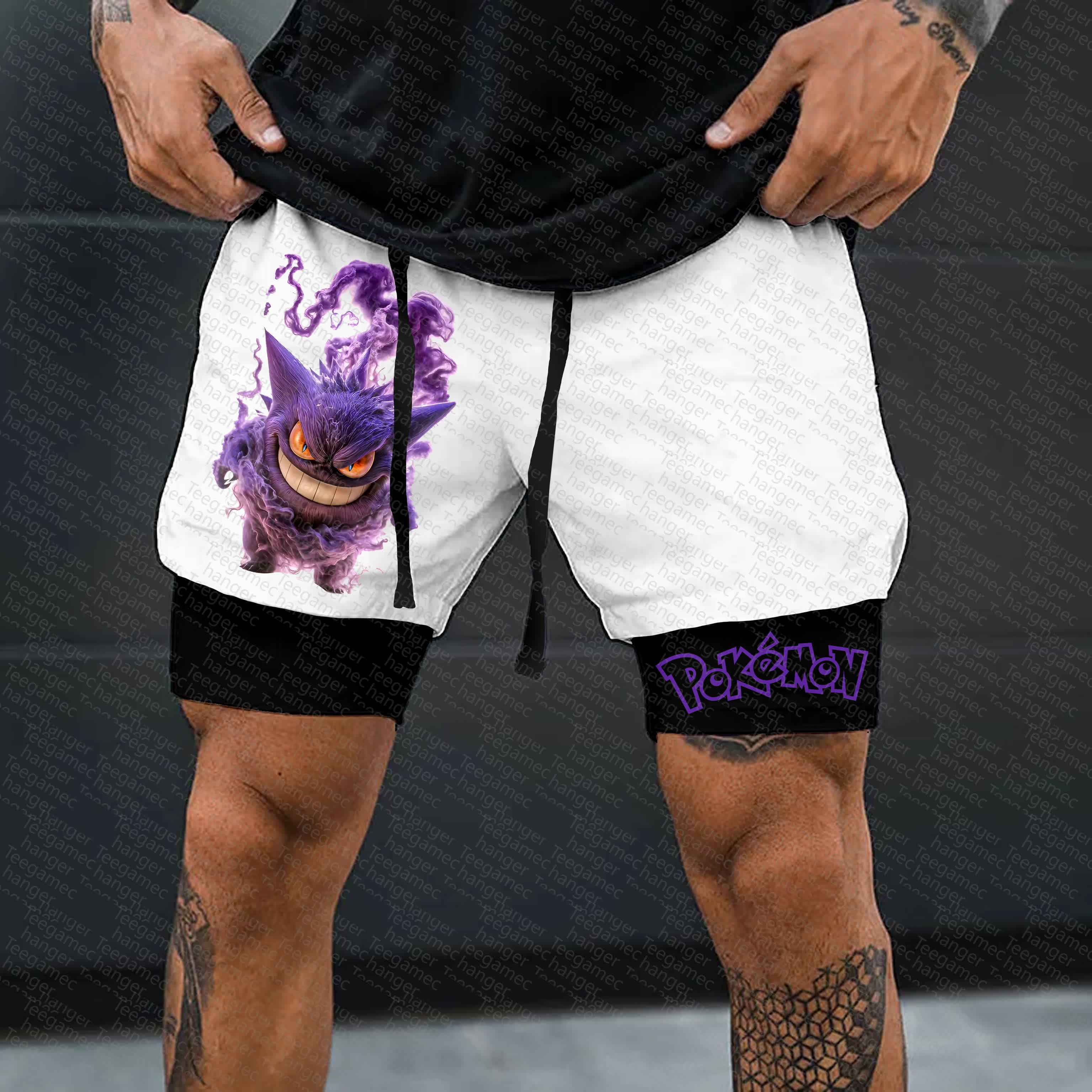 Unisex  “Pokémon” Casual Anime Streetwear Shorts