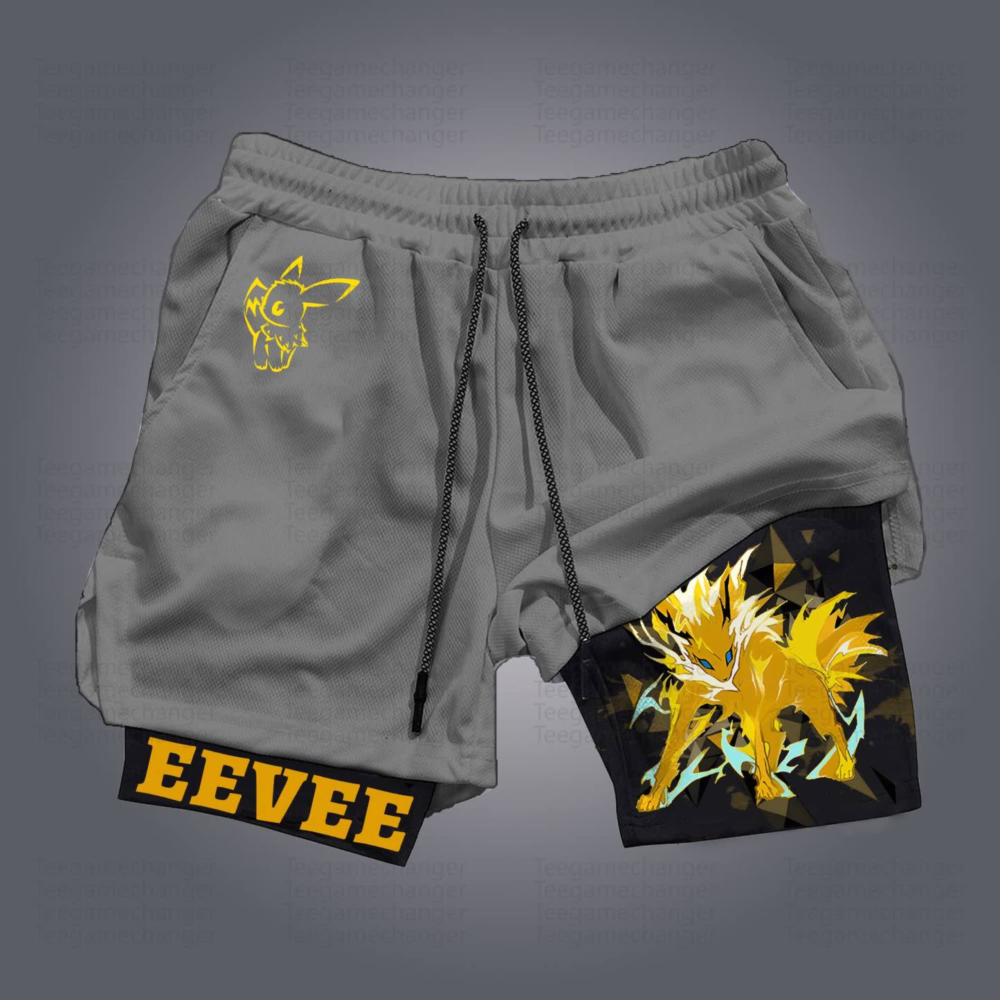 Unisex Casual Anime Streetwear Shorts 丨Demon Slayer X Pokémon