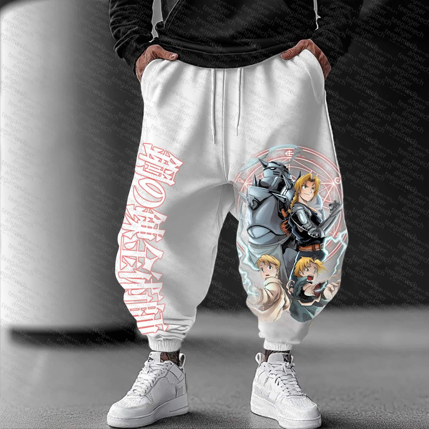 Unisex “Fullmetal Alchemist” Casual Anime Streetwear Pants