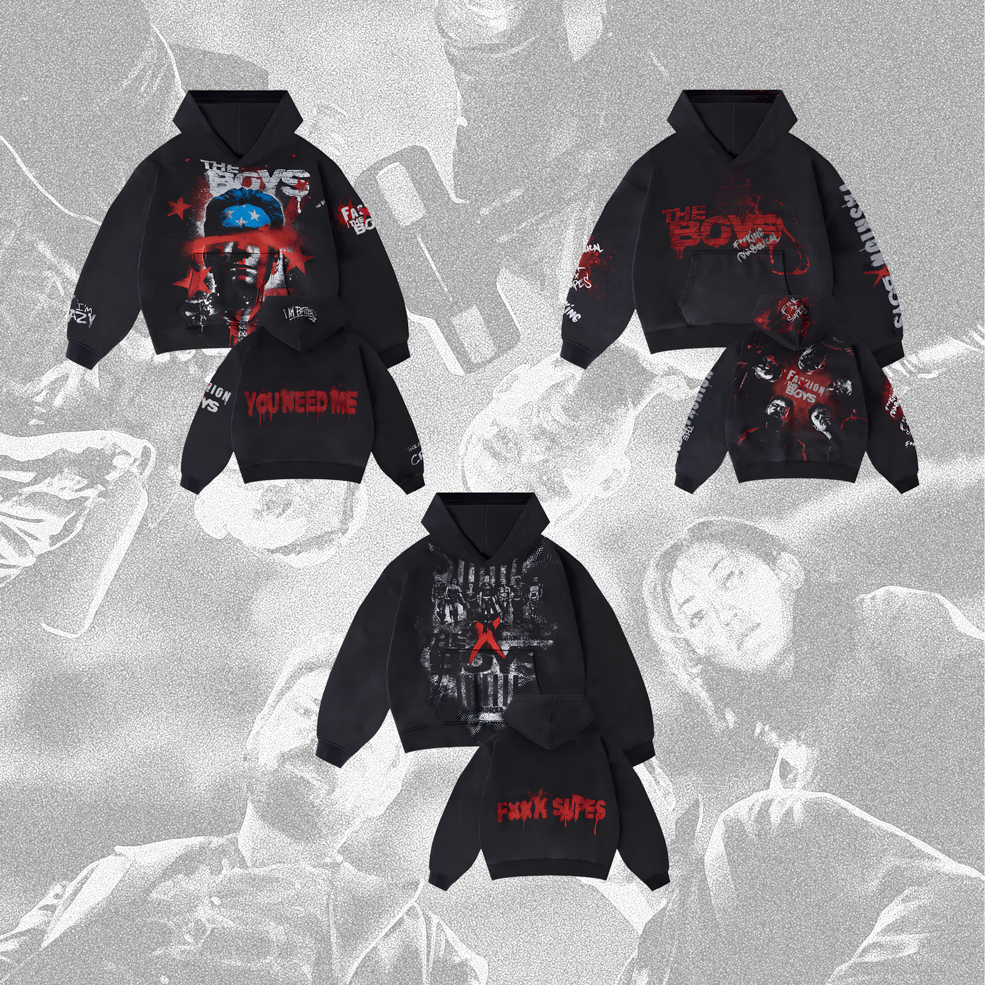 Unisex Portrait Fashion Vintage I Hoodie