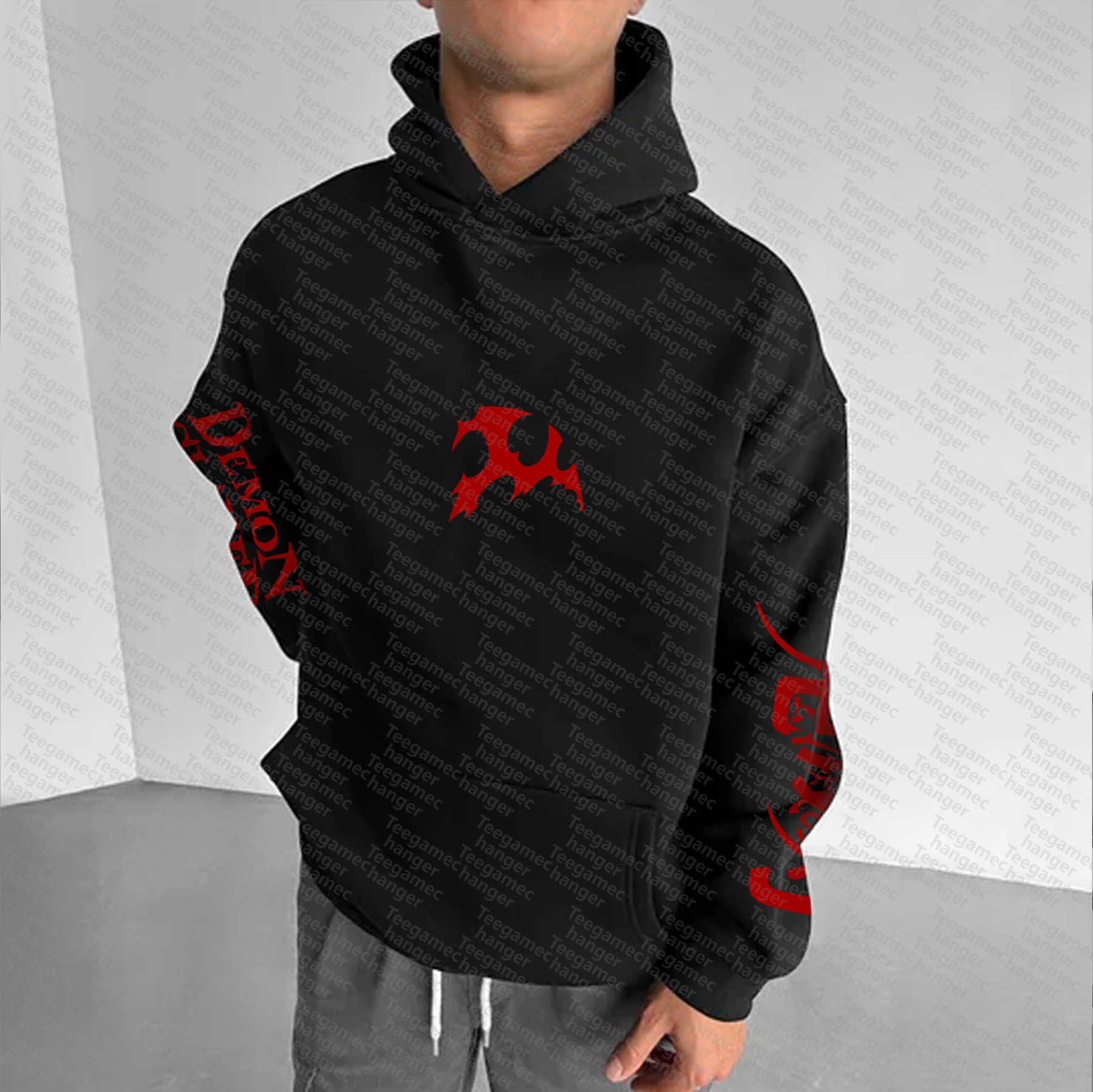 Unisex “Demon Slayer” Anime Graphic Streetwear Vintage Hoodie