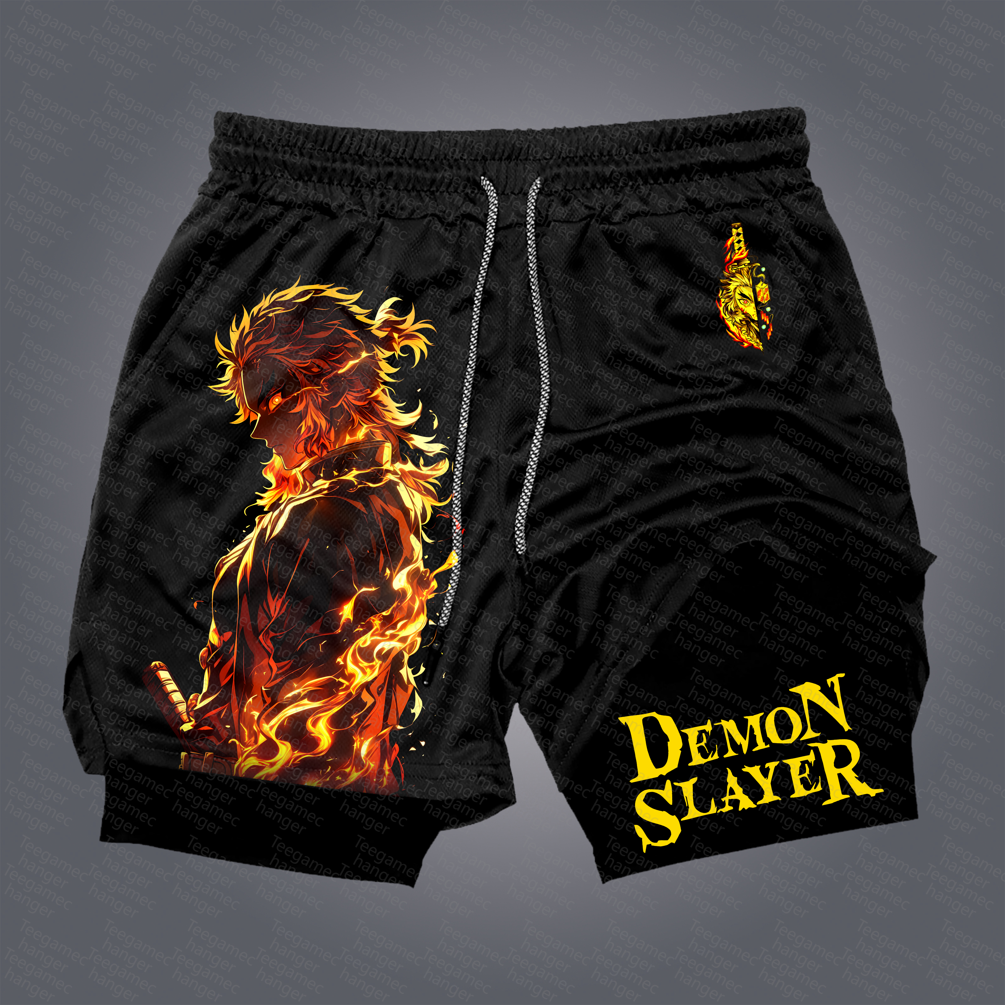 Unisex  Casual Anime Streetwear Shorts