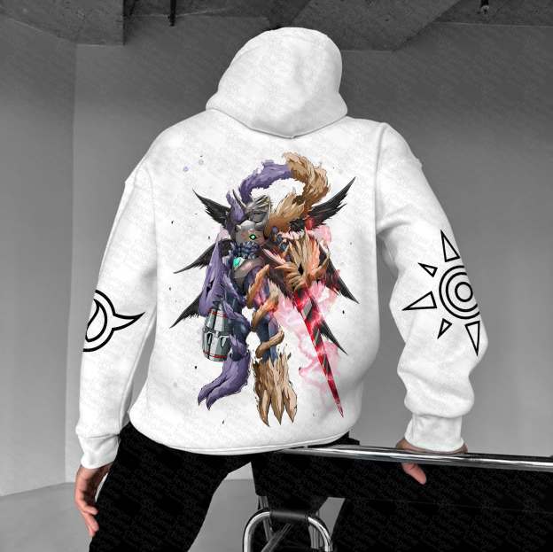 Unisex “Digimon” Anime Graphic Streetwear Vintage Hoodie