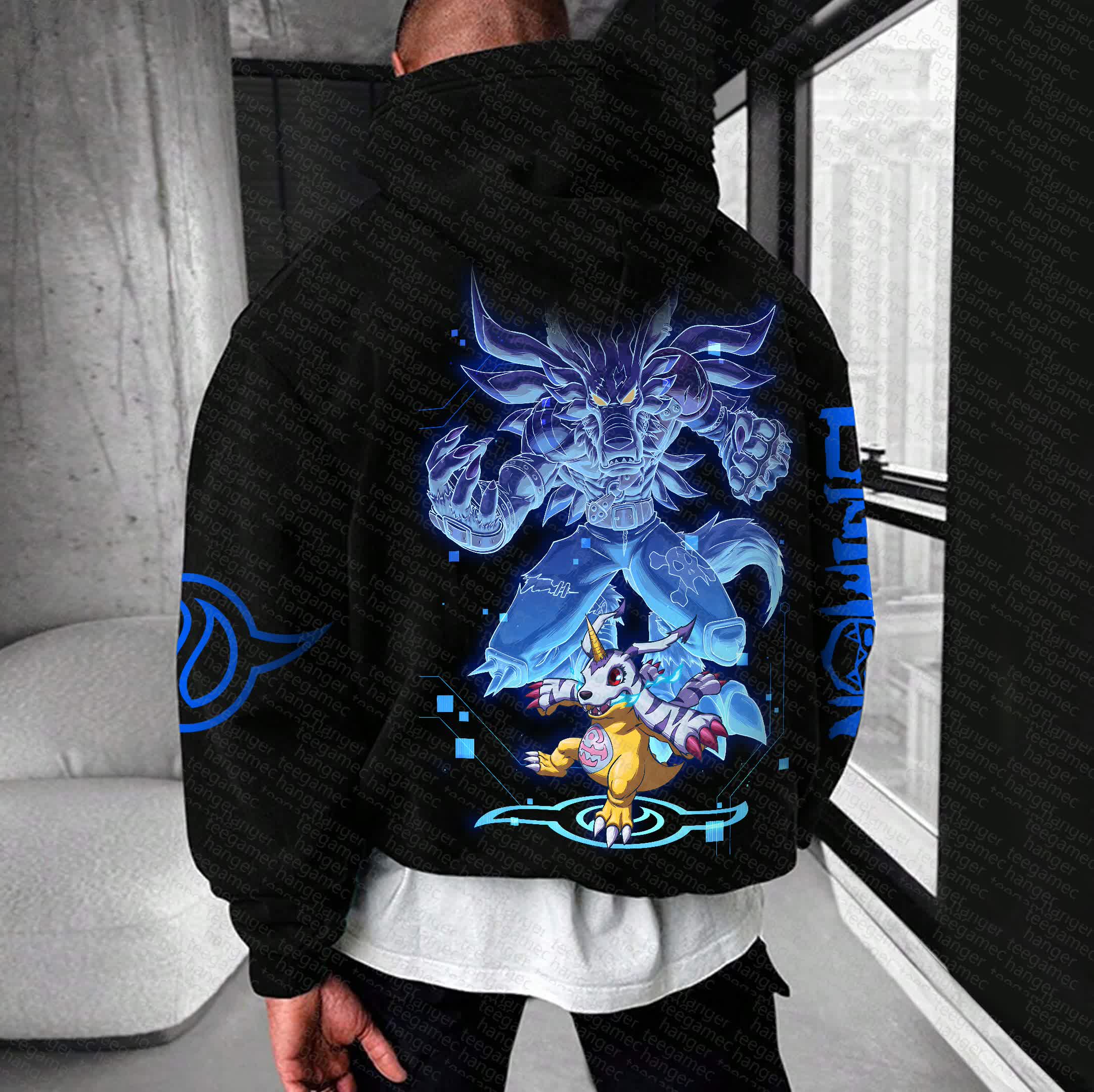 Unisex “Digimon” Anime Graphic Streetwear Vintage Hoodie