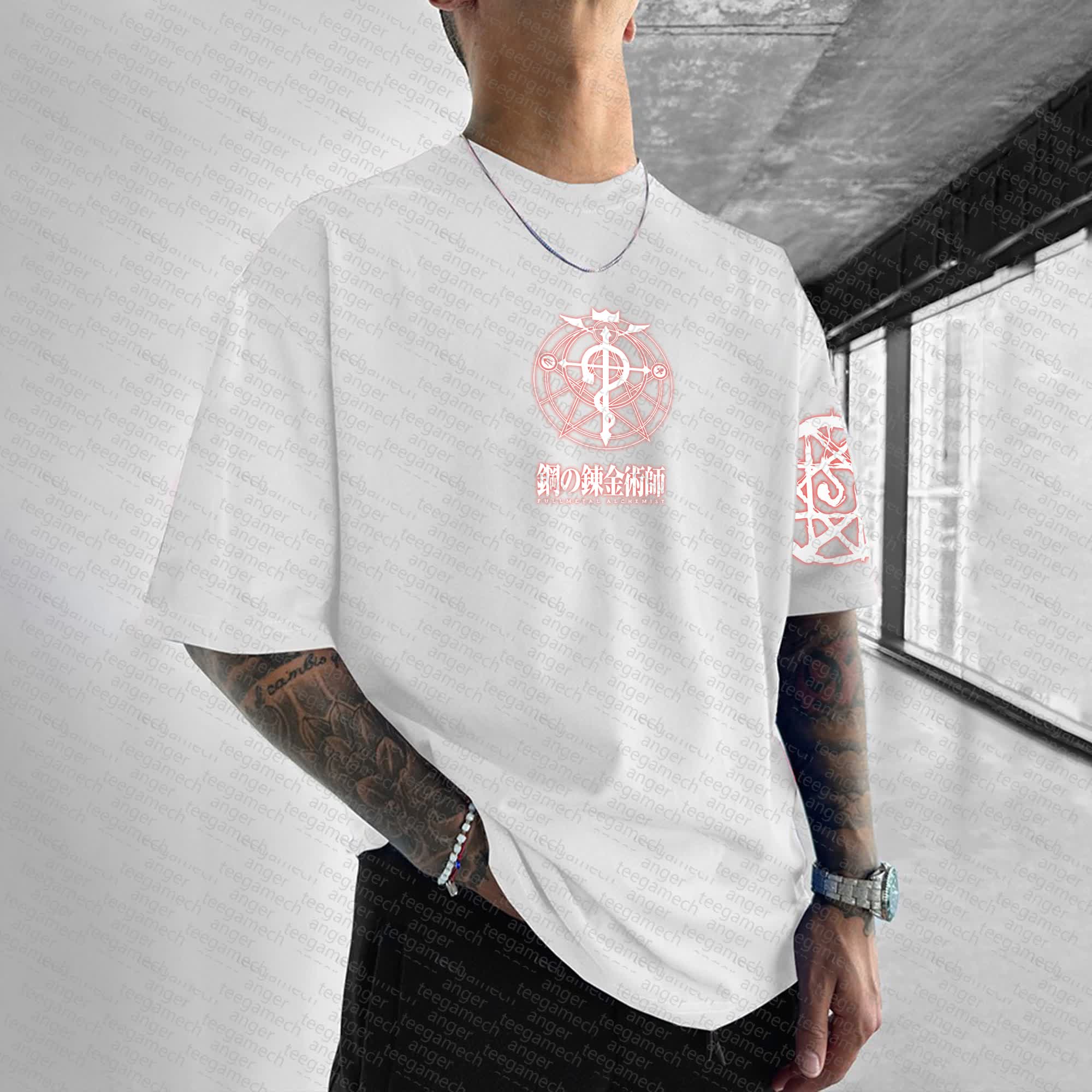 Unisex  "Fullmetal Alchemist" Anime Inspired Vintage T-Shirt