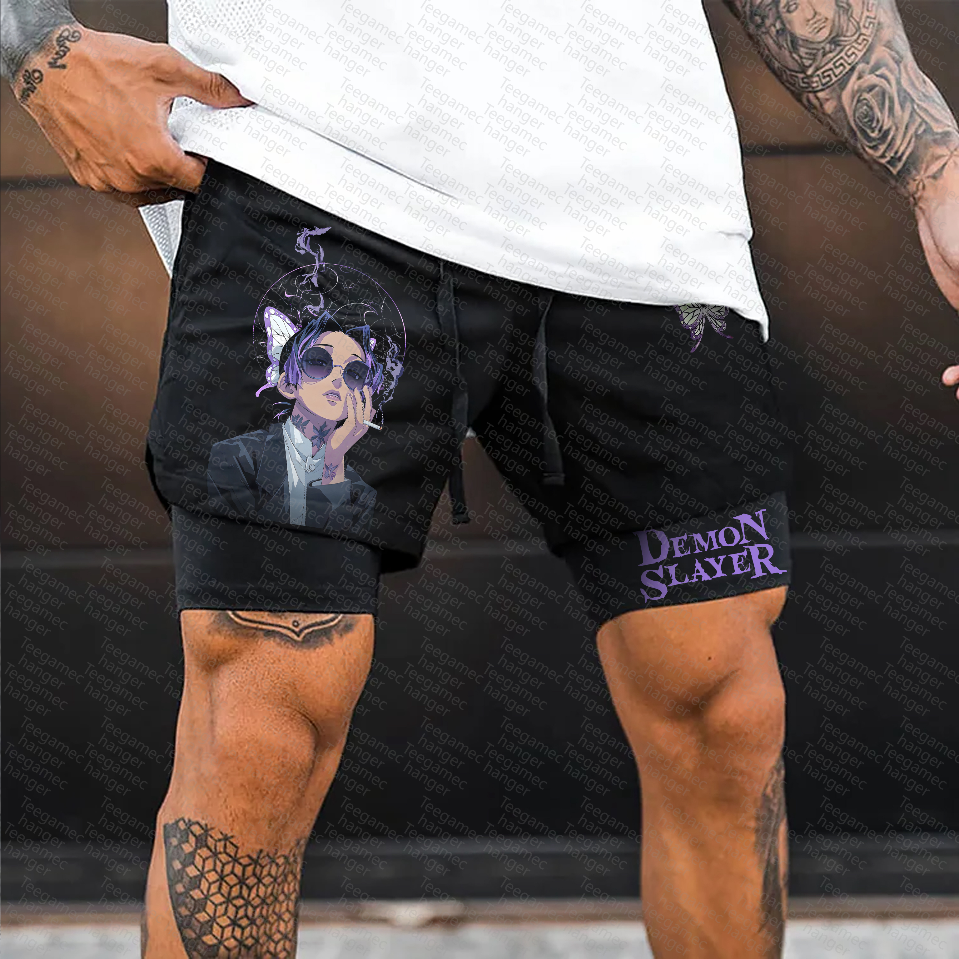 Unisex  “Demon Slayer” Casual Anime Streetwear Shorts