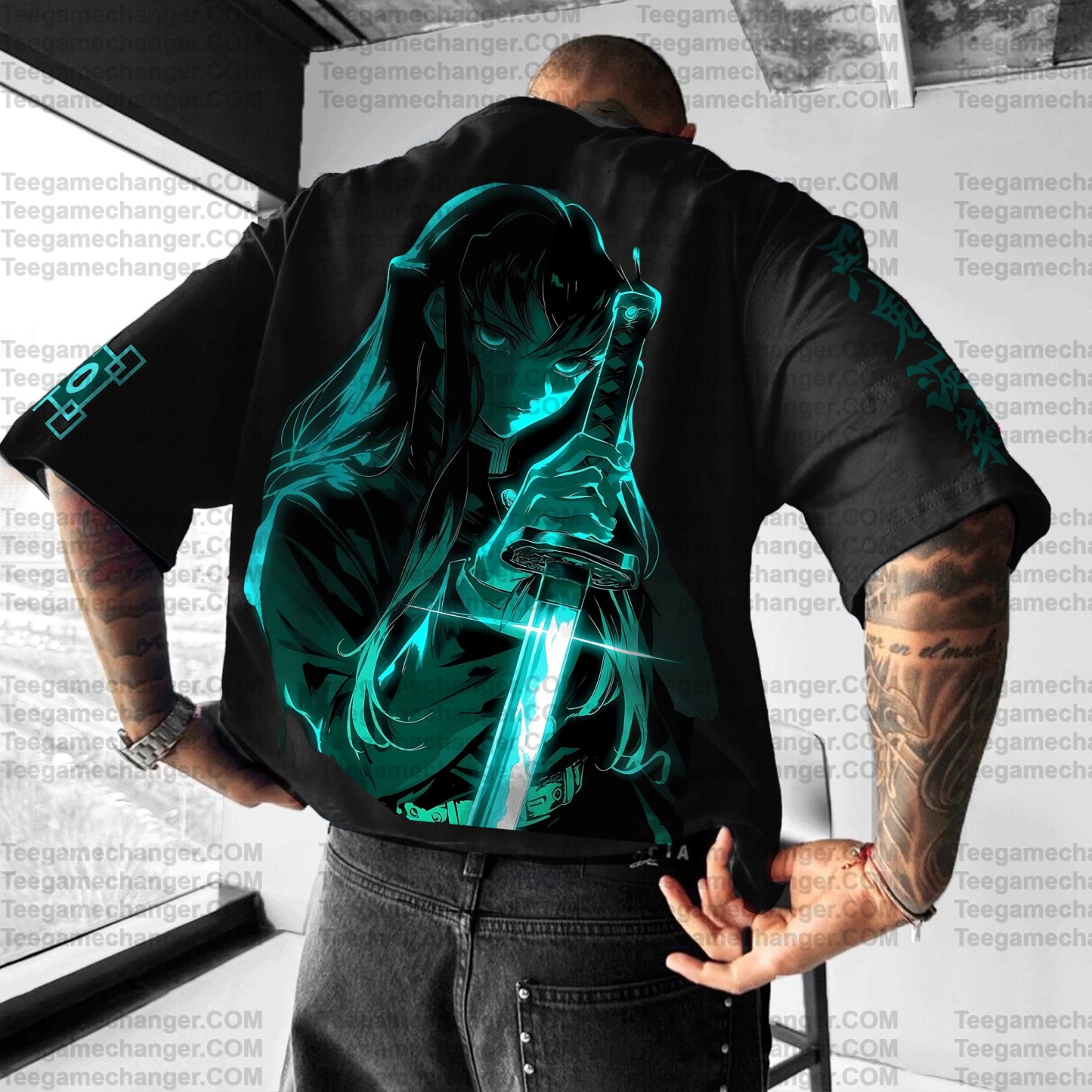 Unisex Anime Inspired Vintage T-Shirt | Demon Slayer