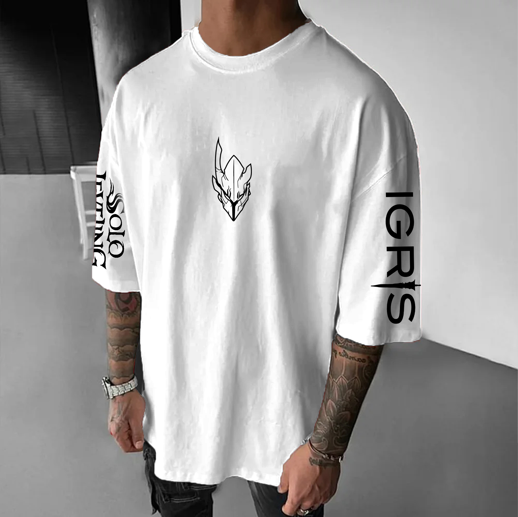 Solo Leveling Igris Unisex Anime Inspired Vintage T-Shirt