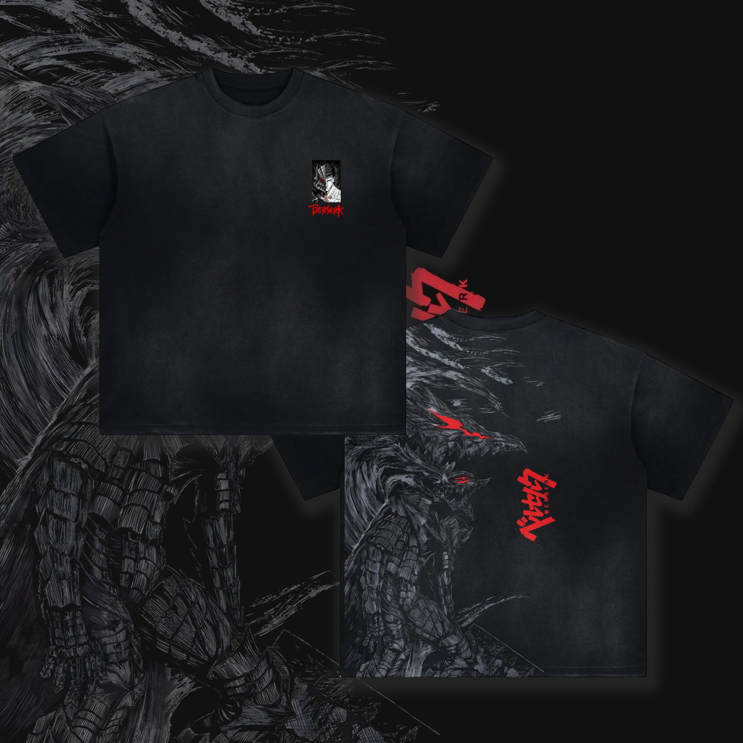 Unisex Vintage T-shirt丨Berserk