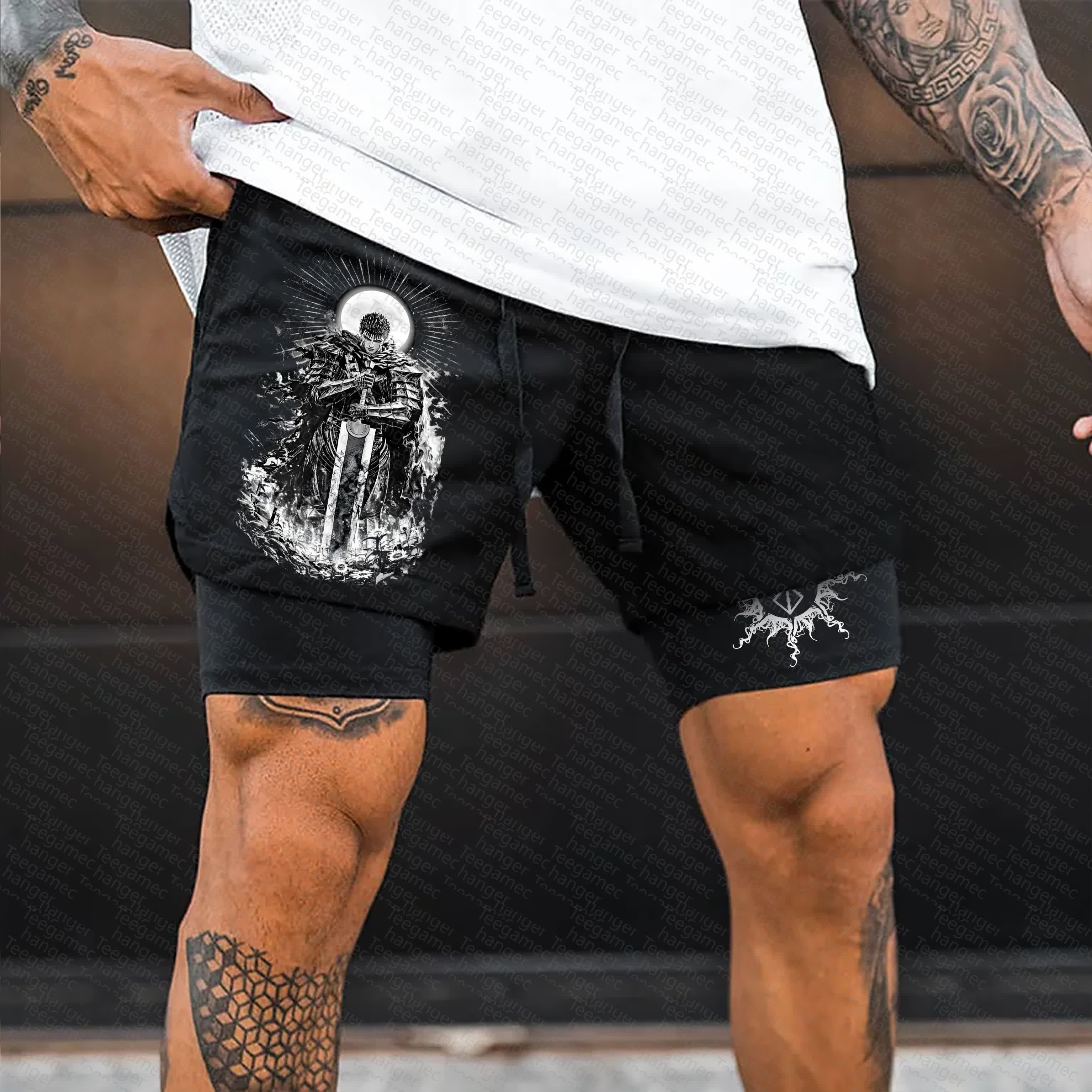 Unisex  “Berserk” Casual Anime Streetwear Shorts