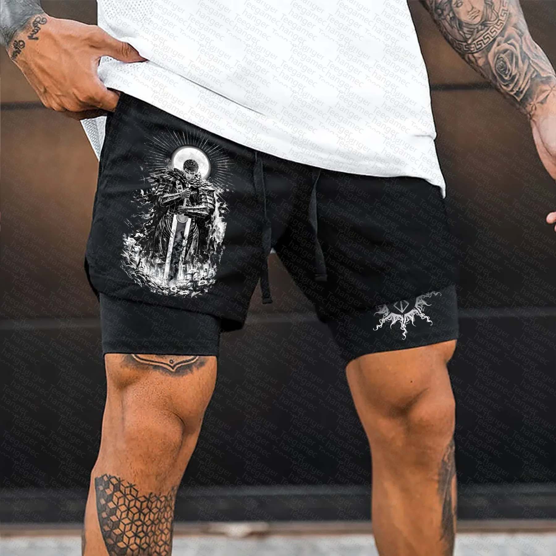 Unisex  “Berserk” Casual Anime Streetwear Shorts