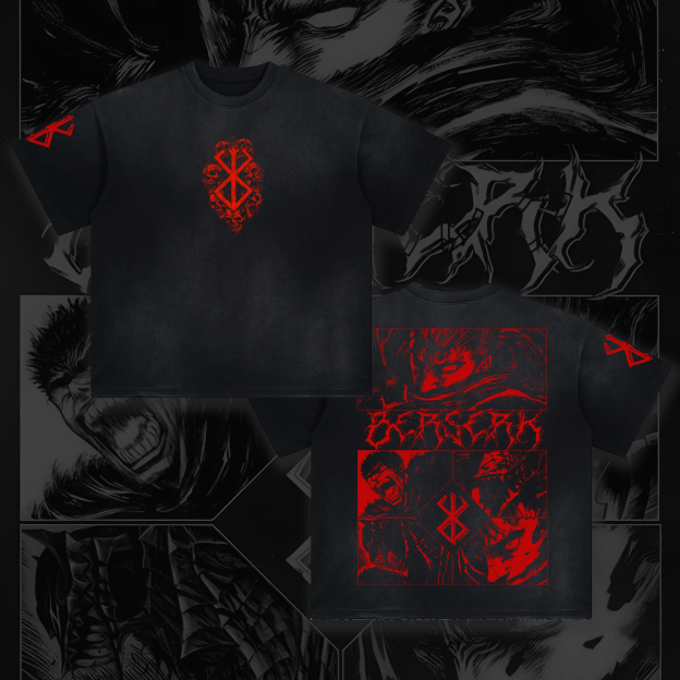 Unisex Vintage T-shirt丨Berserk