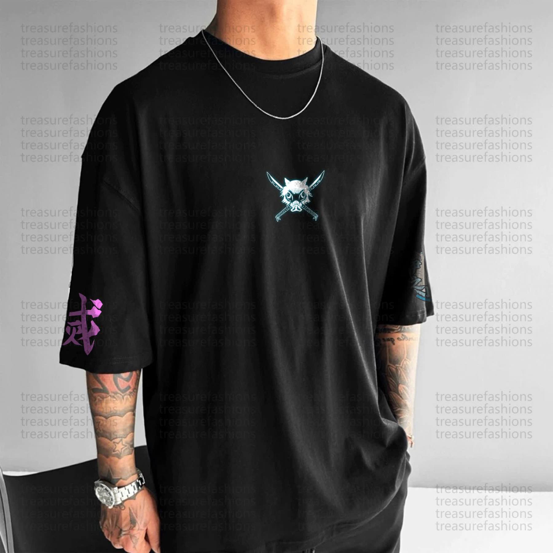 Unisex Anime Inspired Vintage T-Shirt丨Demon Slayer