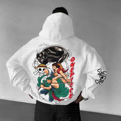 Unisex Anime Graphic Streetwear Vintage Hoodie丨One Piece