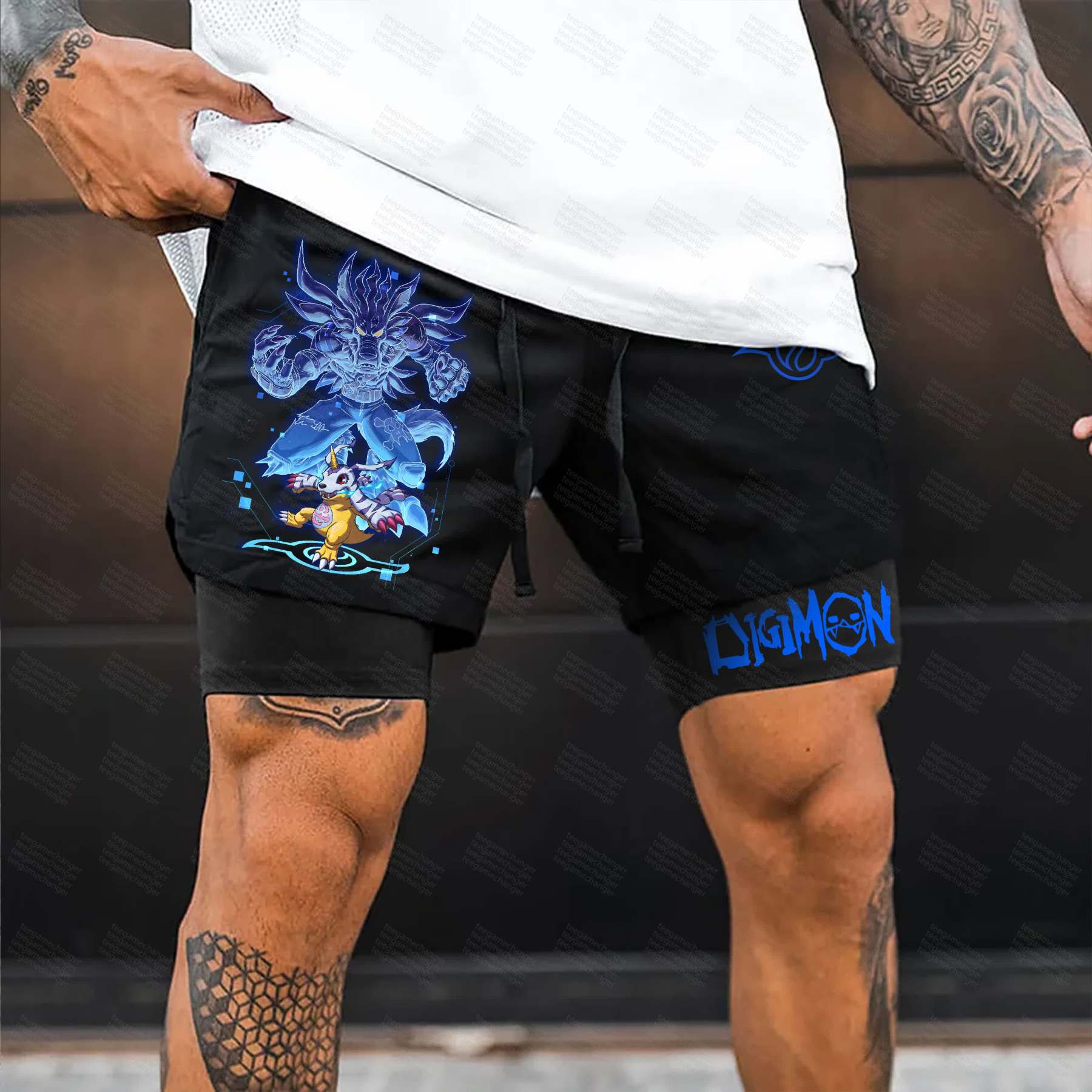 Unisex  “Digimon” Casual Anime Streetwear Shorts