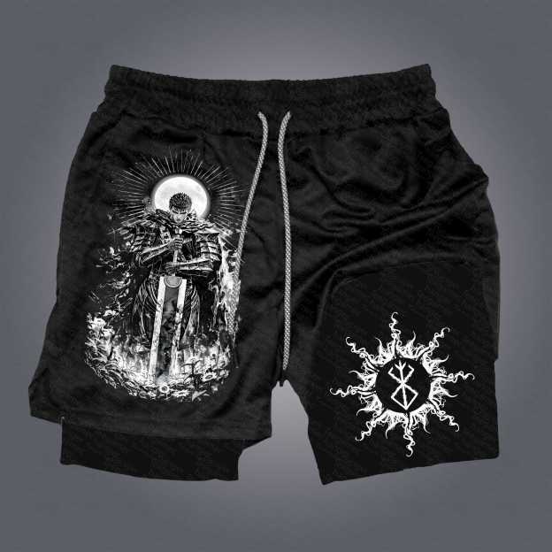 Unisex  “Berserk” Casual Anime Streetwear Shorts